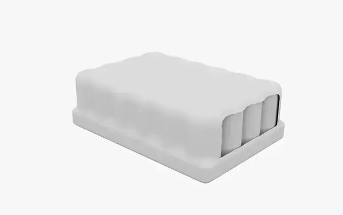 Grape Soda Can Pack of 24 3D model 7