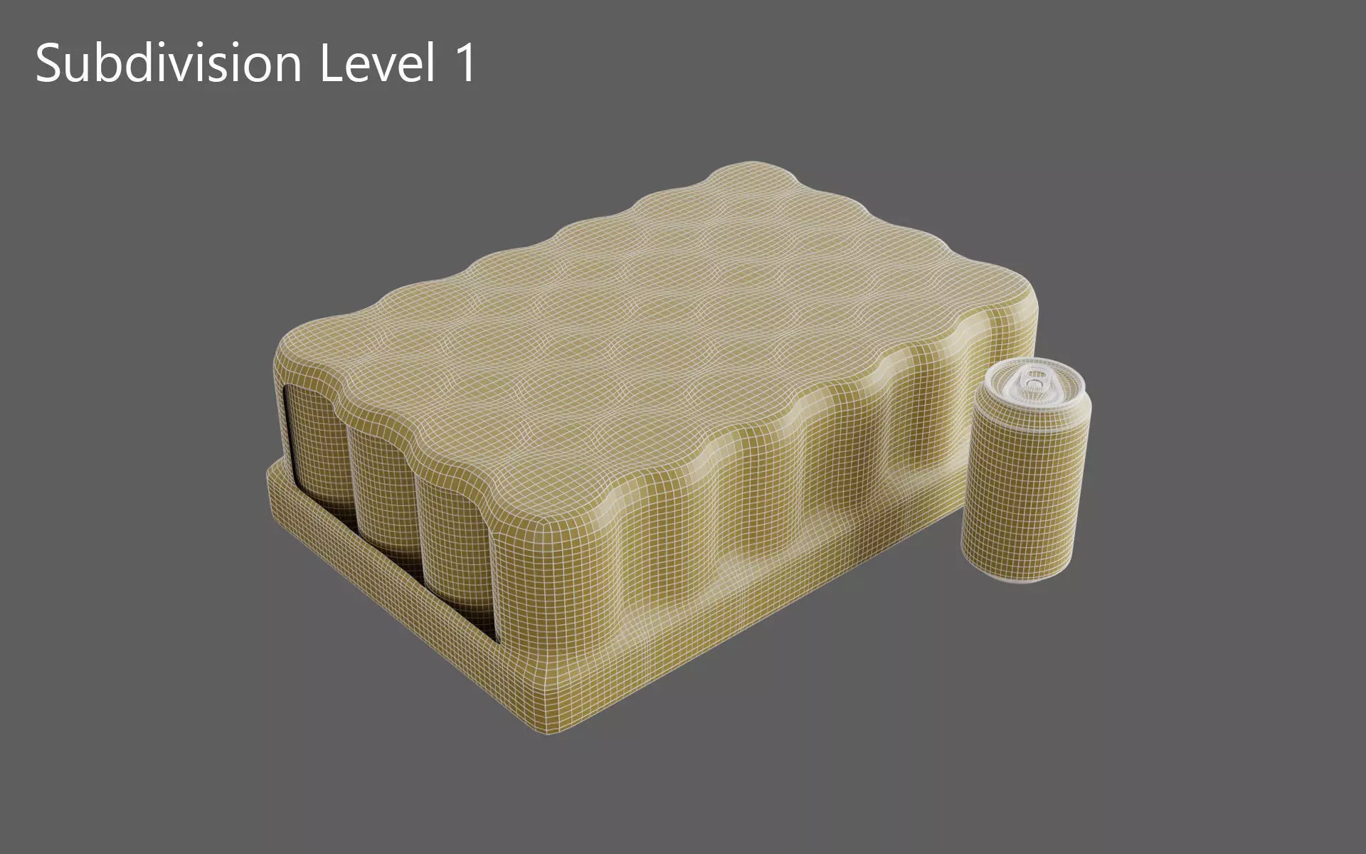 Grape Soda Can Pack of 24 3D model_15