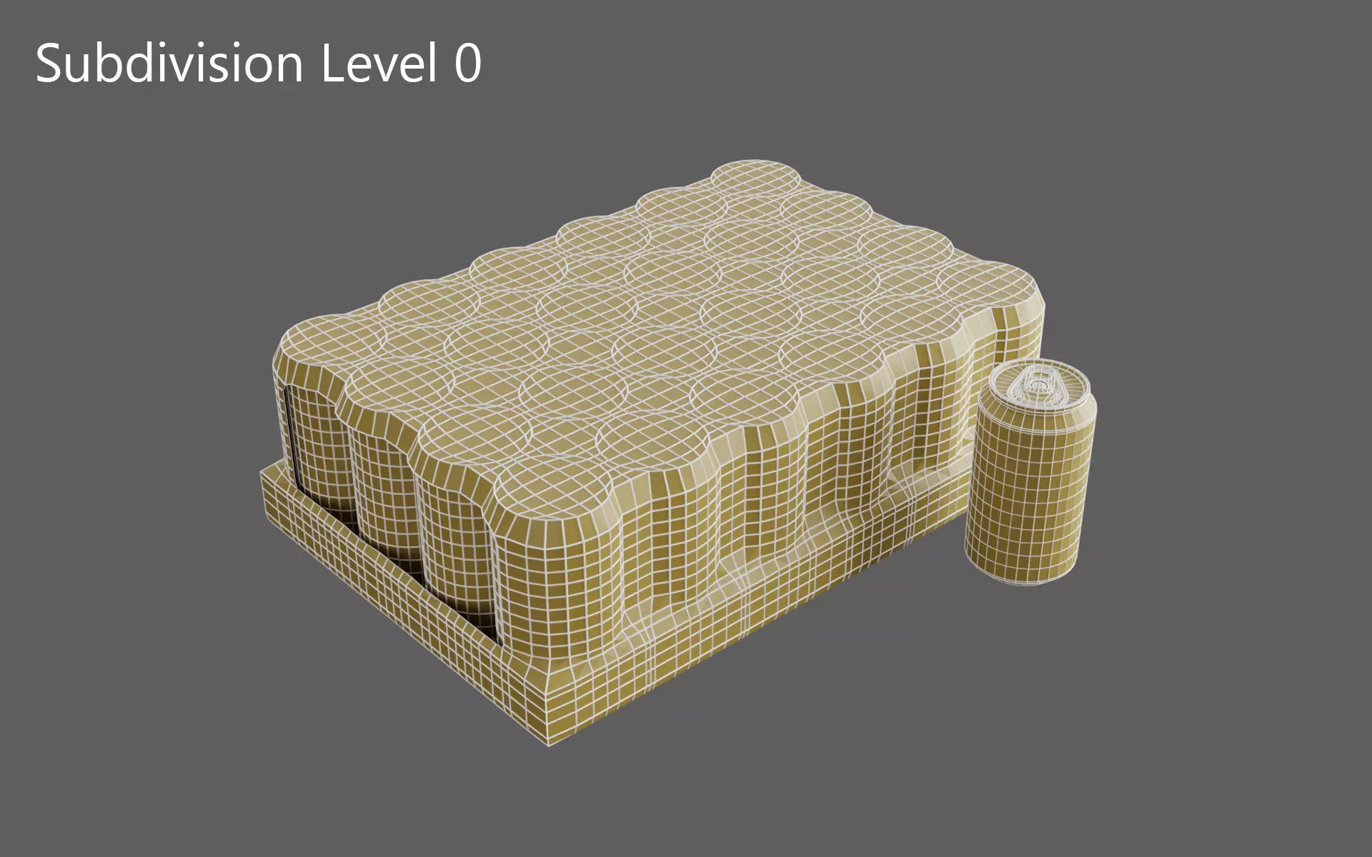 Grape Soda Can Pack of 24 3D model_14