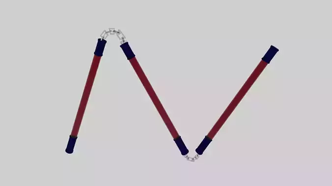 Sansetsukon Triple Staff 3D MODEL FROM JJK