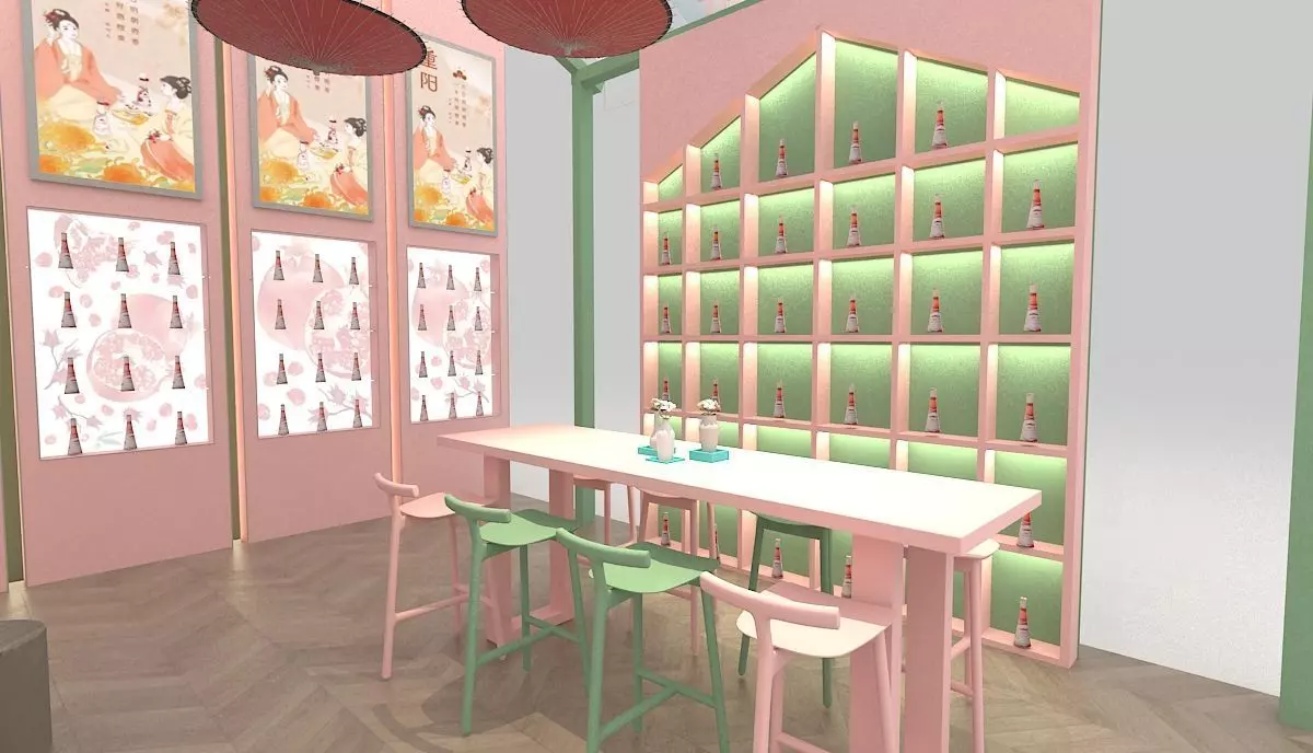 sanhuazhantai 3D model_1