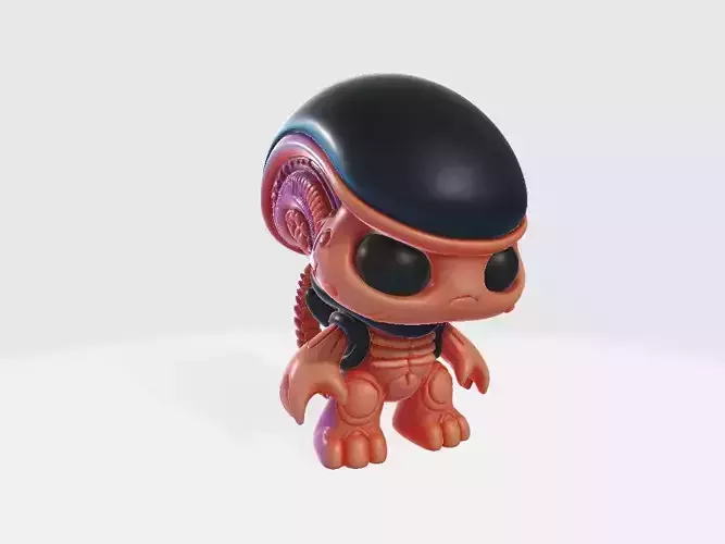 Chibi Alien Xenomorph