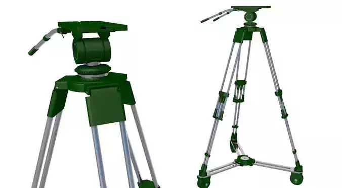 3D TV Studio Camera Pedestal Tripot