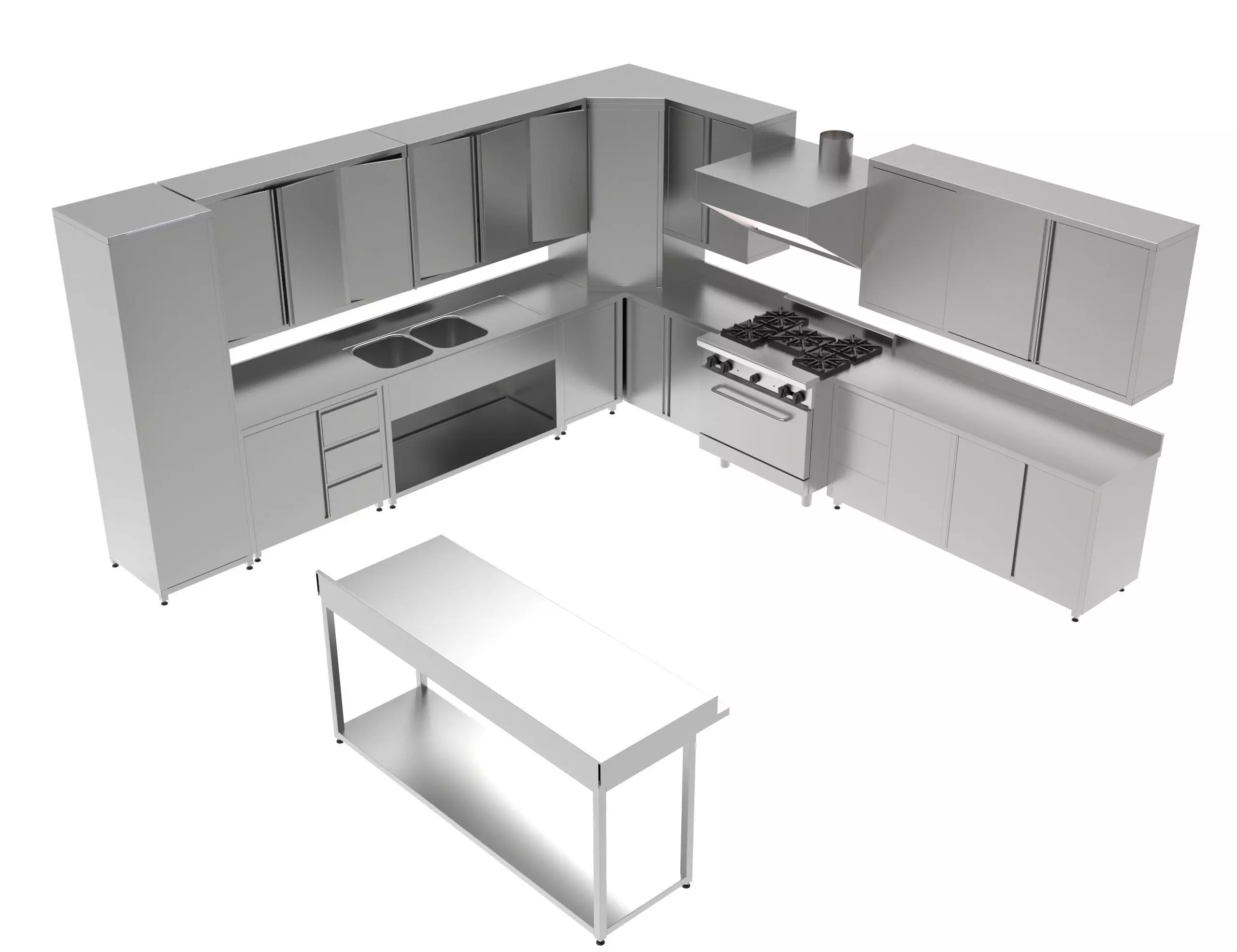 kitchen 68 3D model_4
