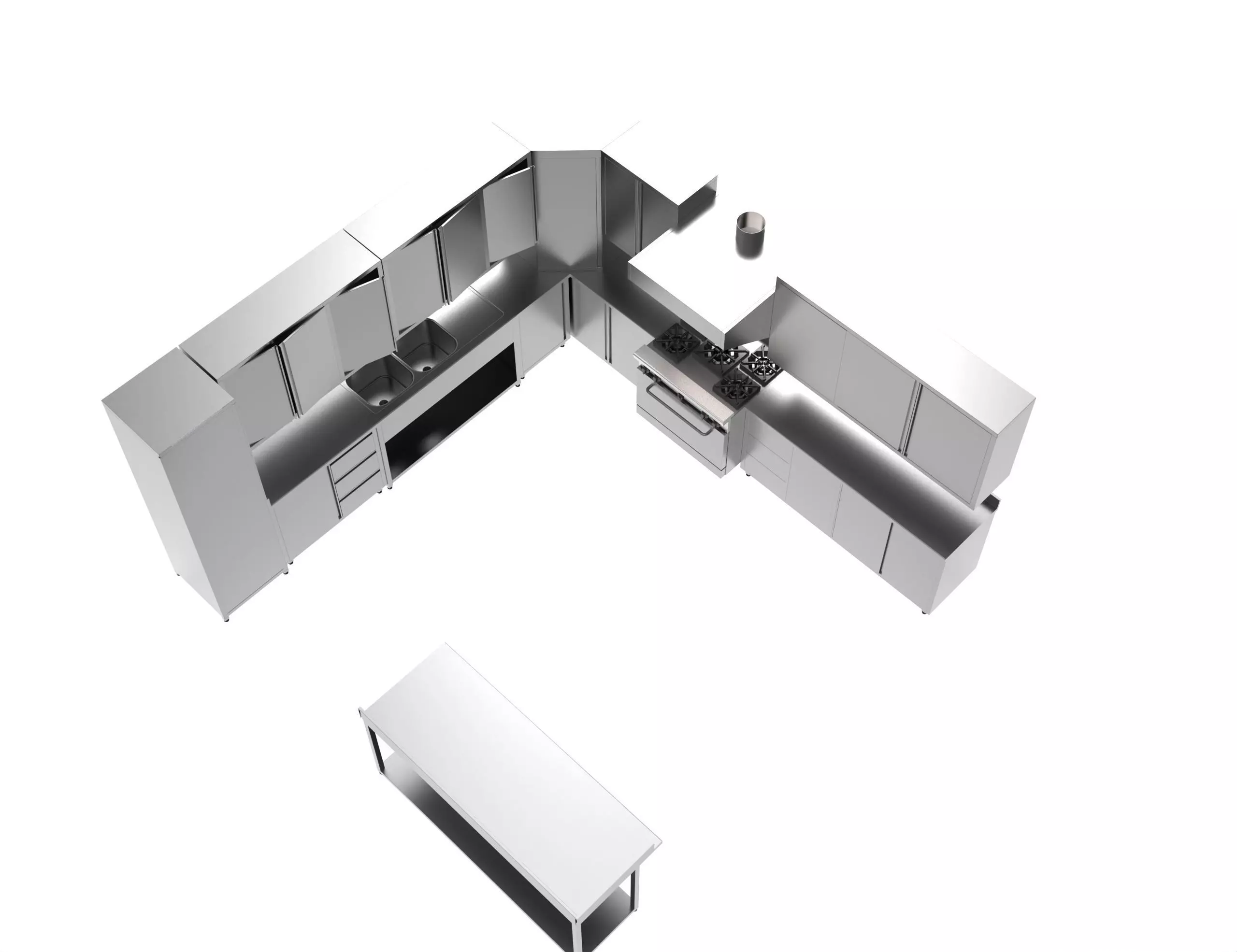 kitchen 68 3D model_5