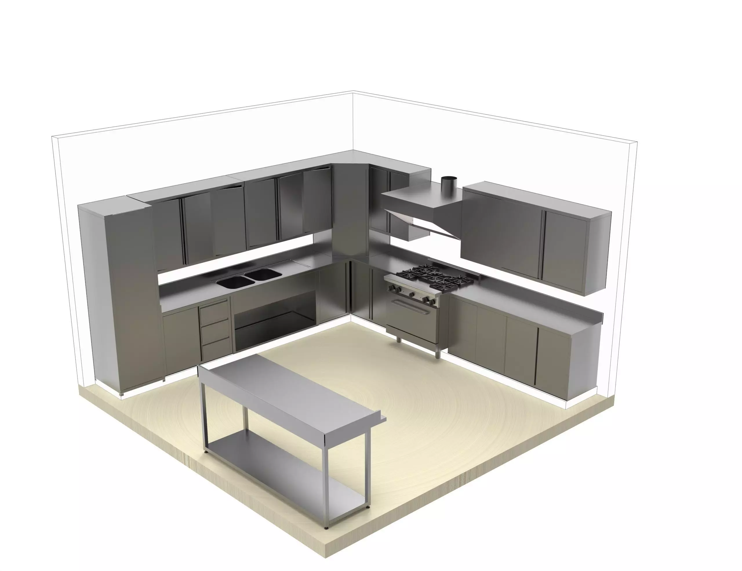 kitchen 68 3D model_0