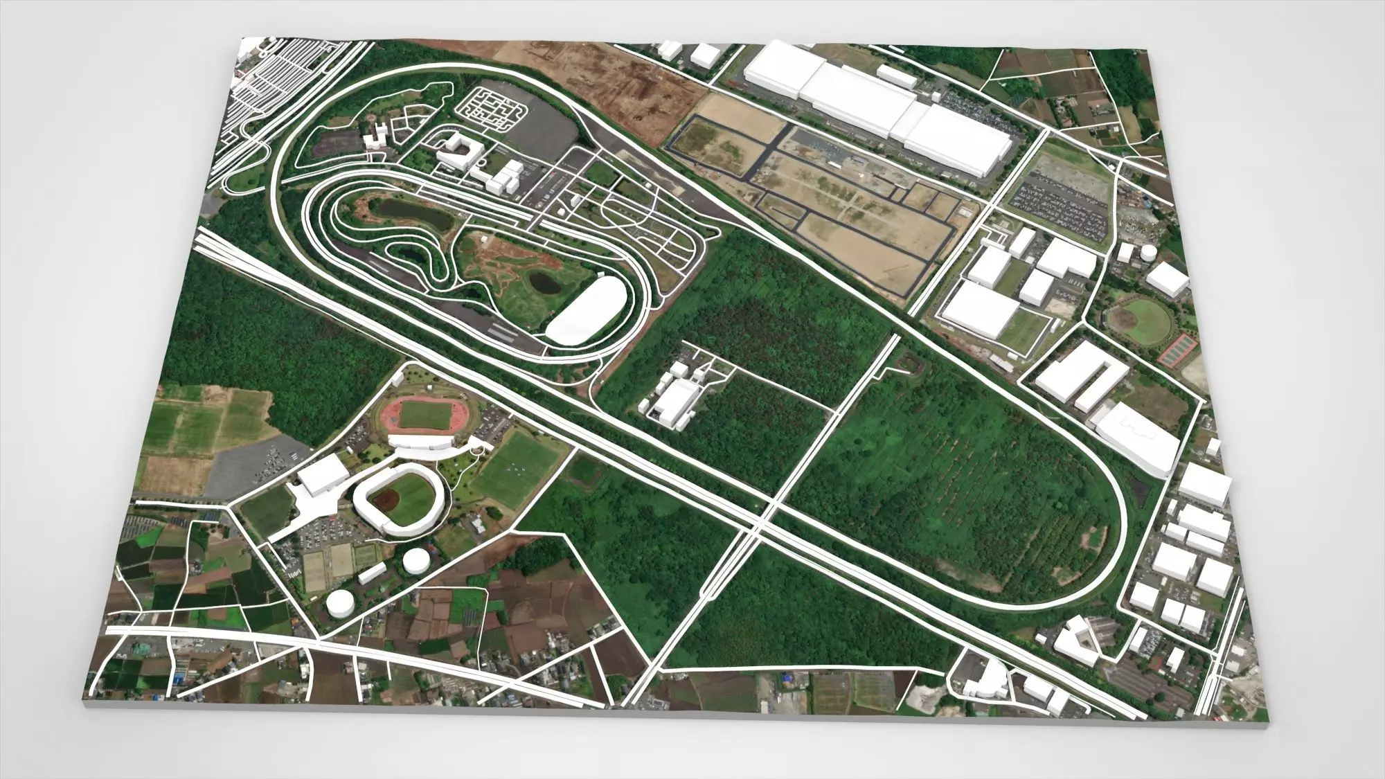 Japan Safe Driving Center Central Safety Training Center 3D model