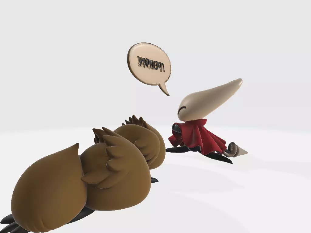 Knight and the Sleeping Mosscreeps 3D print model_2