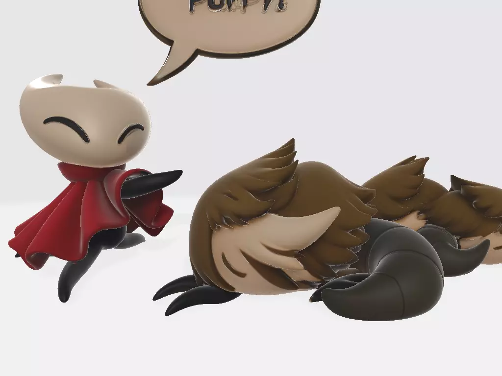 Knight and the Sleeping Mosscreeps 3D print model_5