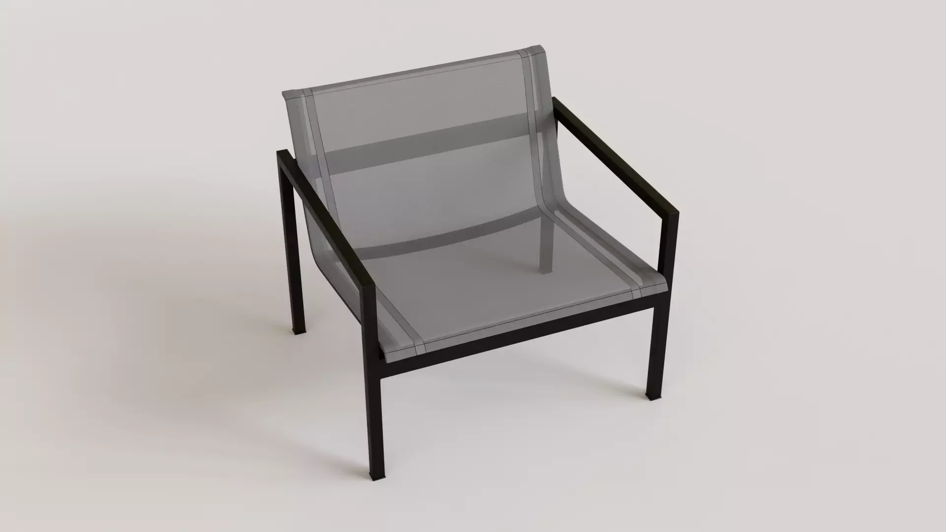Skiff Outdoor Lounge Chair 3D model