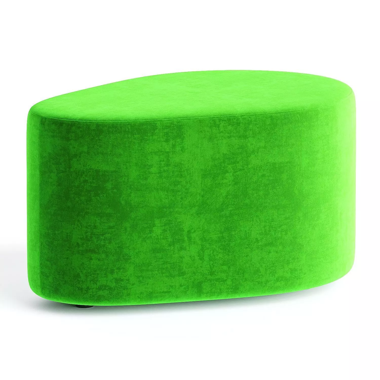 pouf yellow 3D model_1