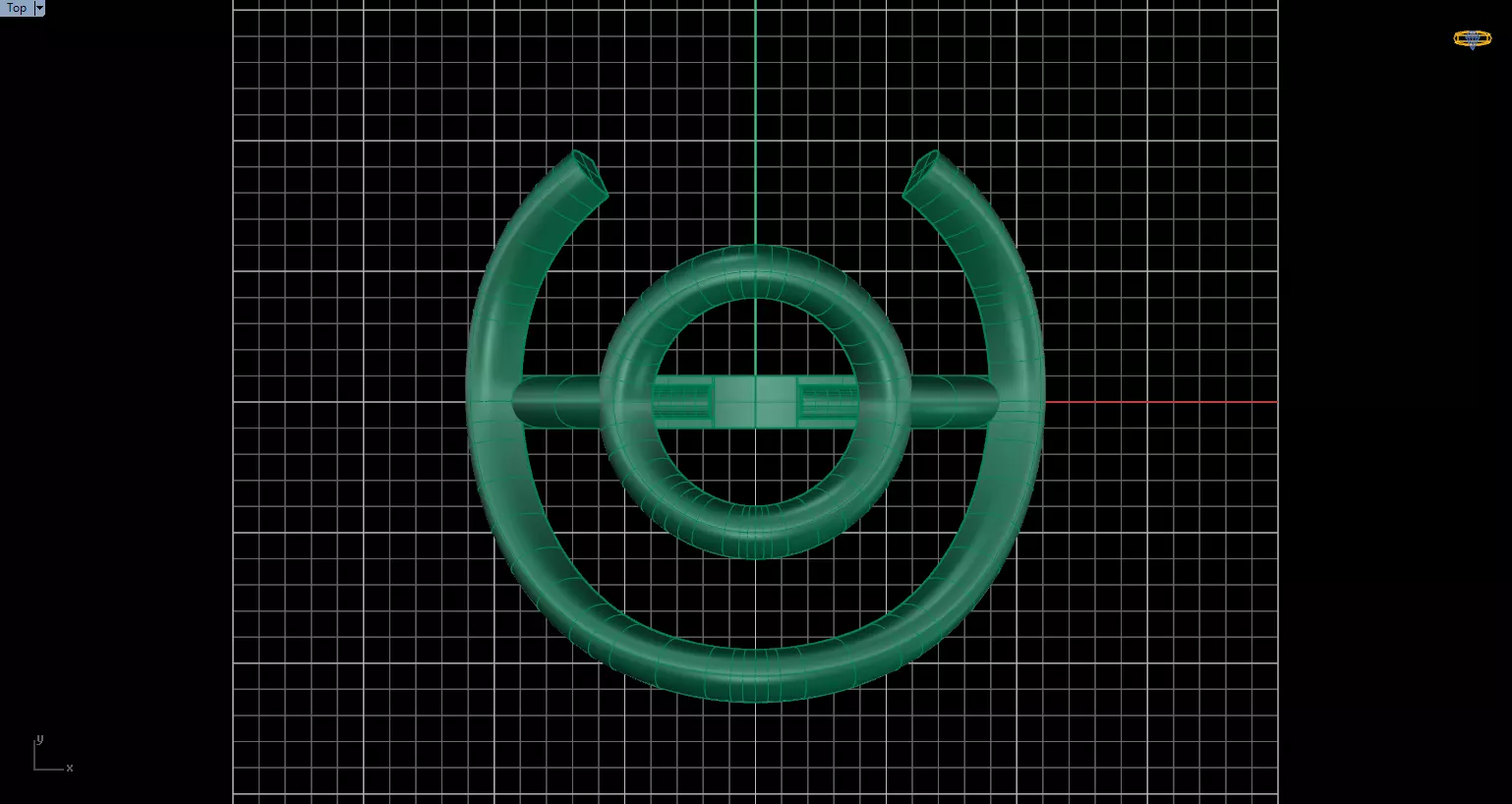 Minimal Abstract Ring 70 3D print model_3