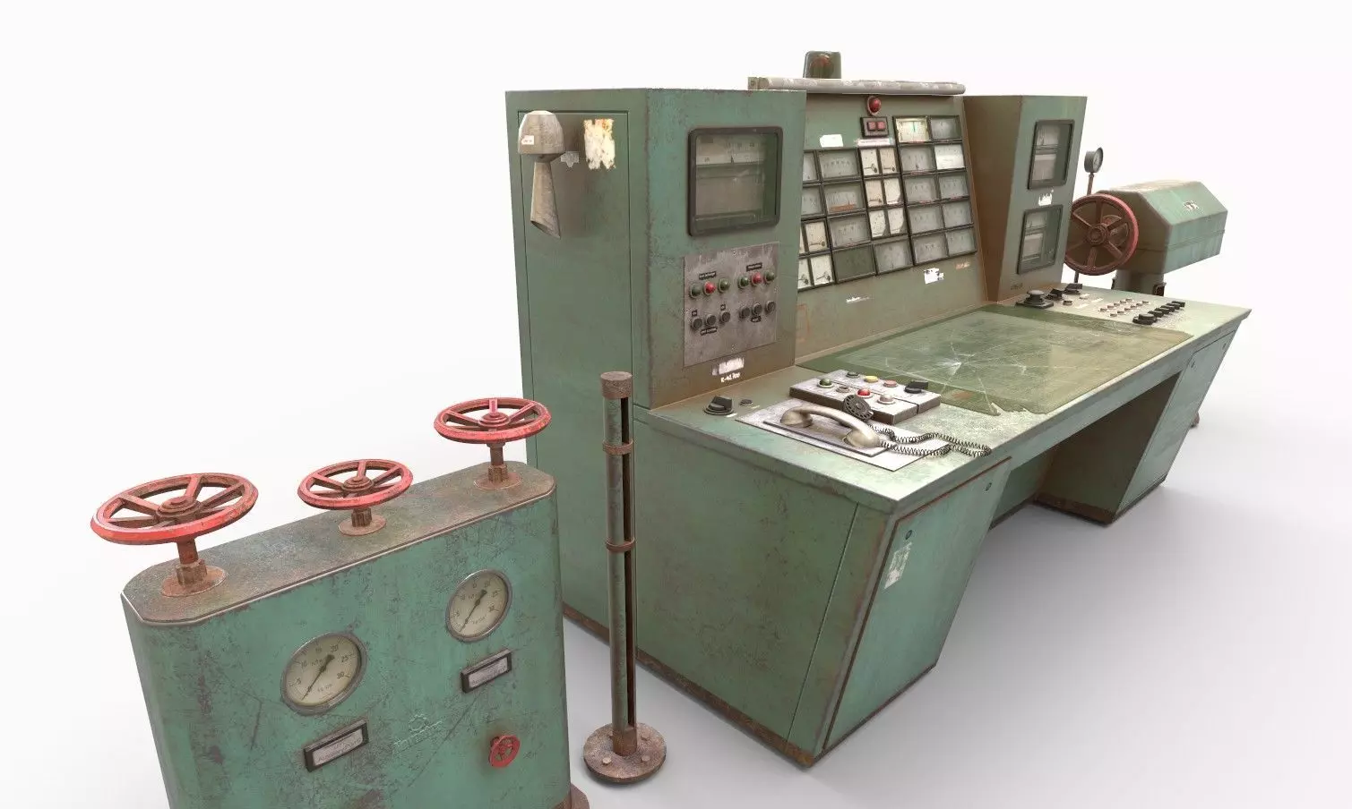Old Powerplant Control Panel Group 3D model