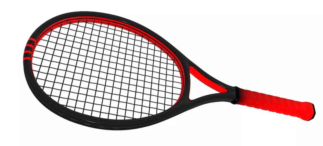Tennis Racket 3D model_1