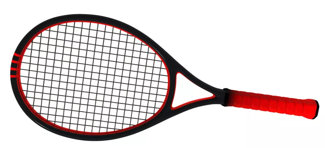 Tennis Racket 3D model_0