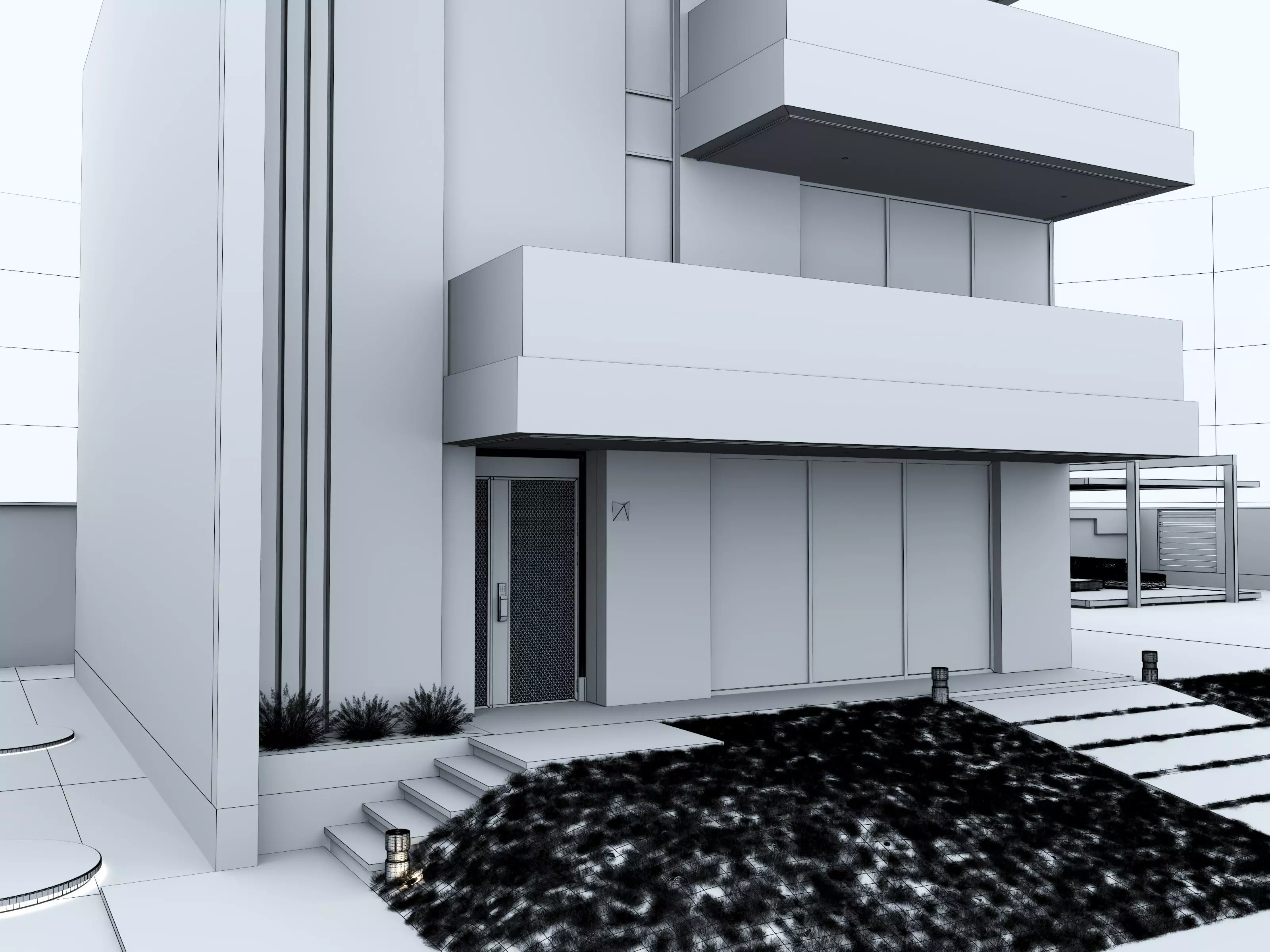 House Exterior 3D model_8