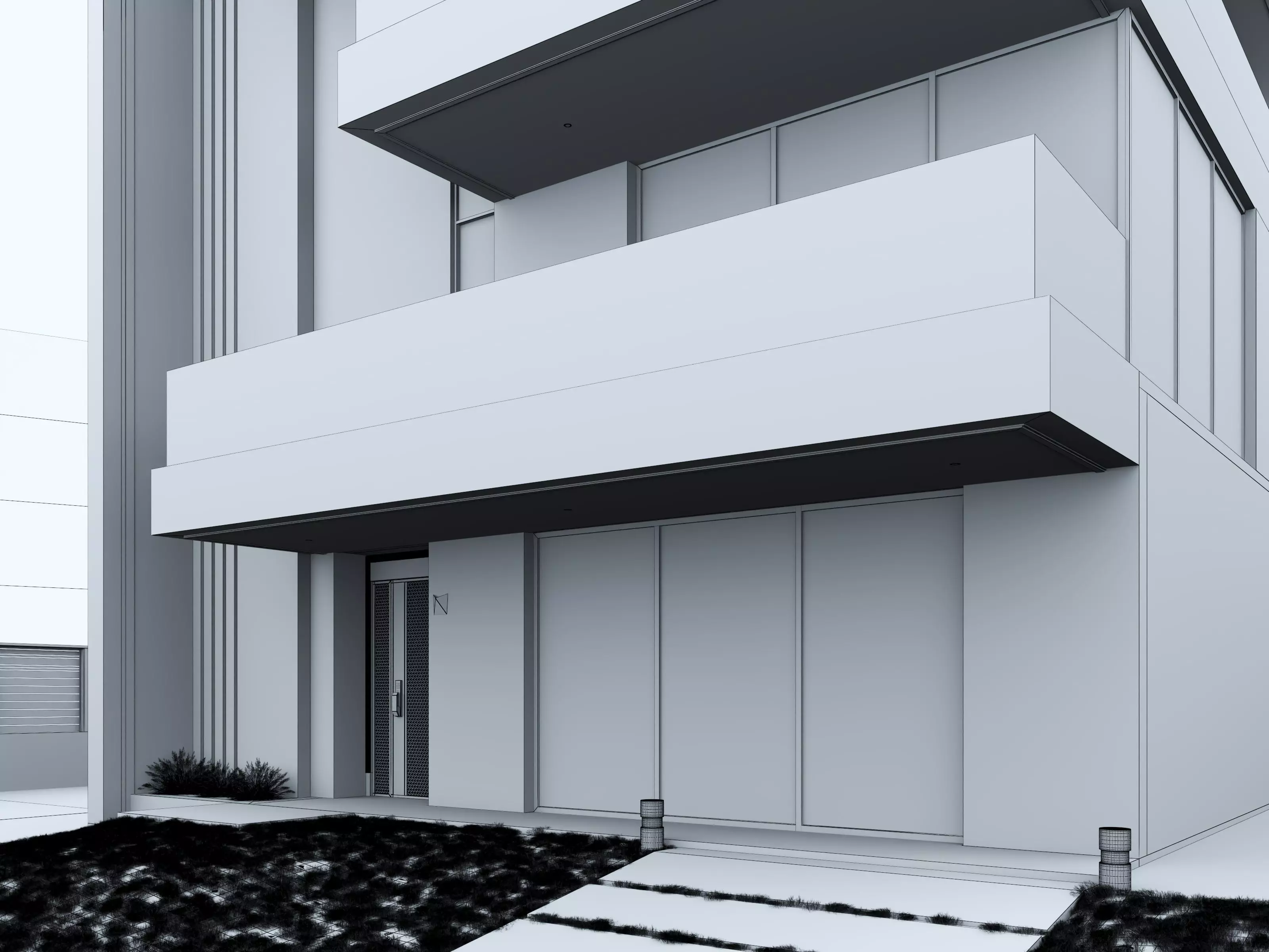 House Exterior 3D model_7