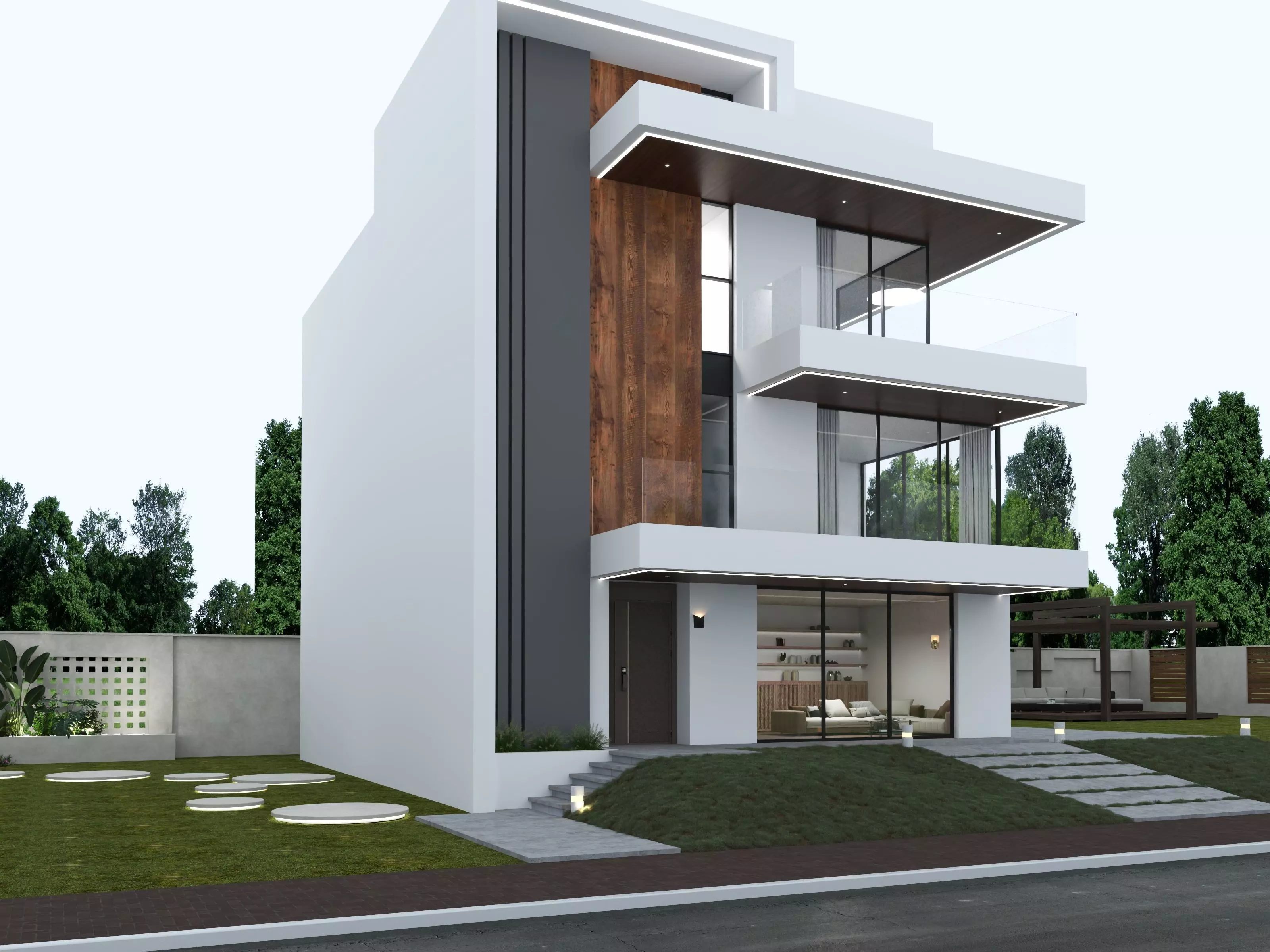House Exterior 3D model_1