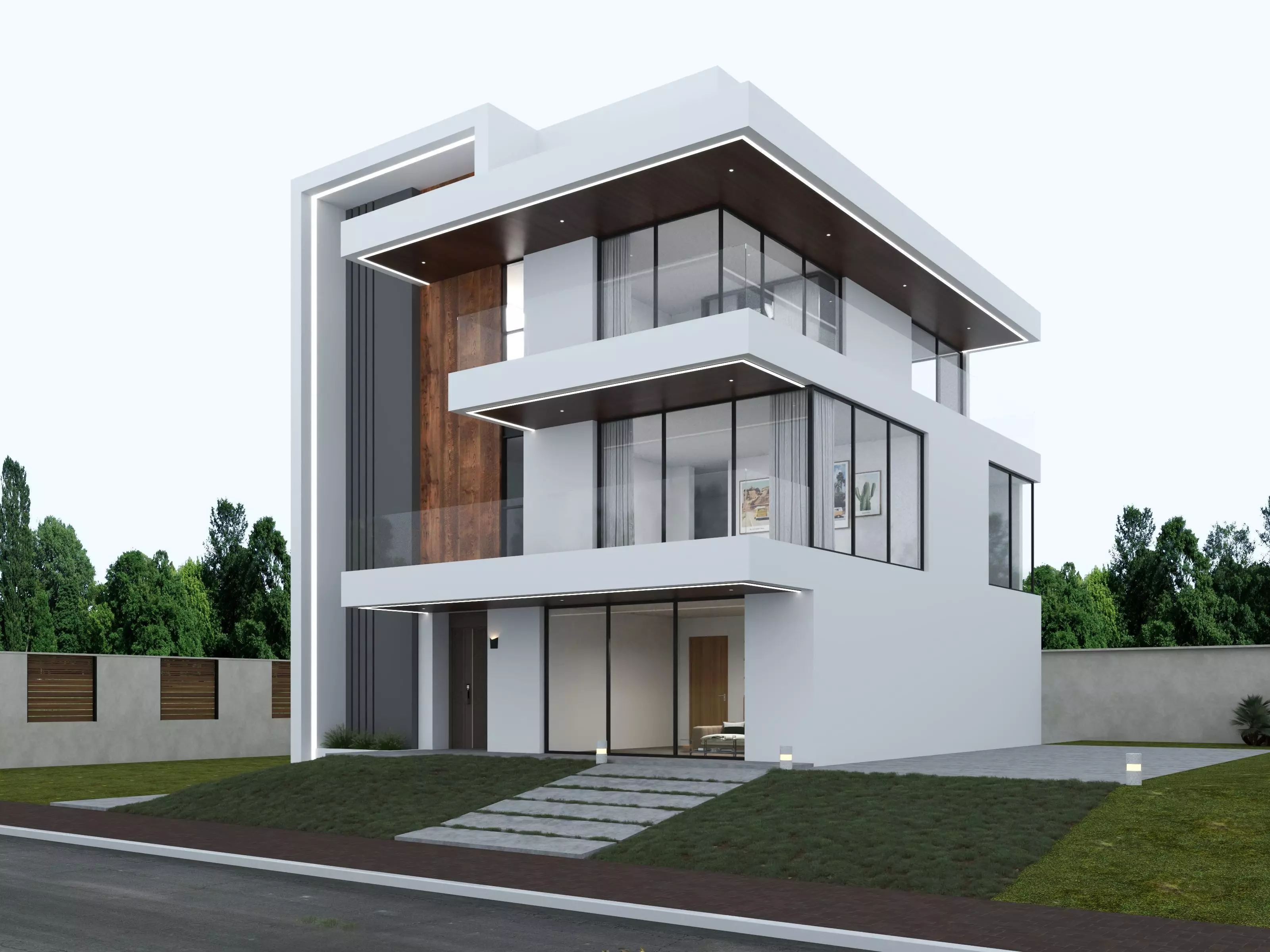 House Exterior 3D model_2