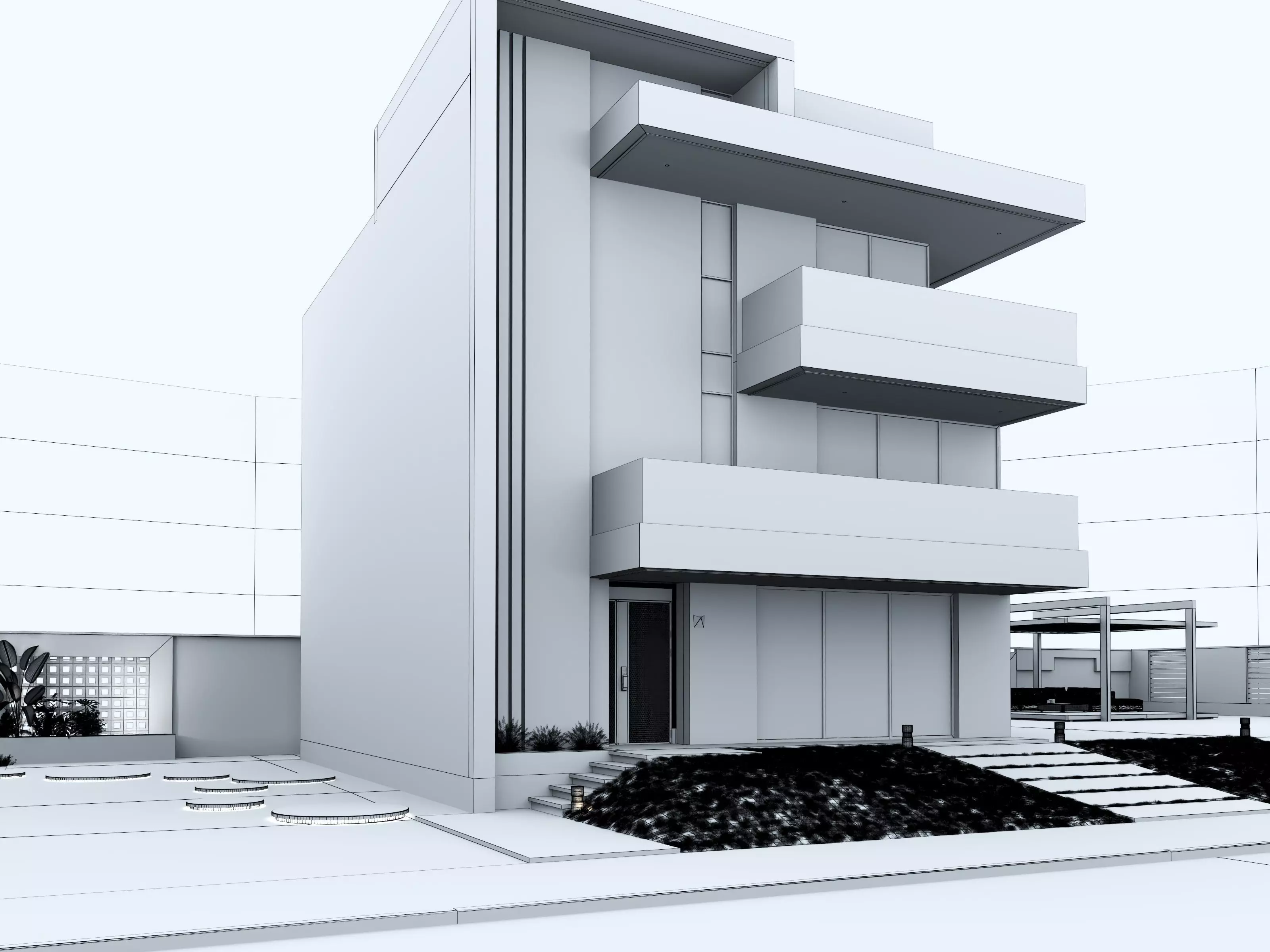 House Exterior 3D model_10