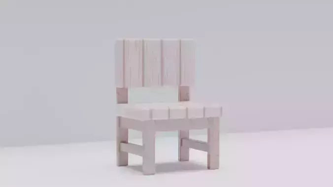 Wooden childrens chair