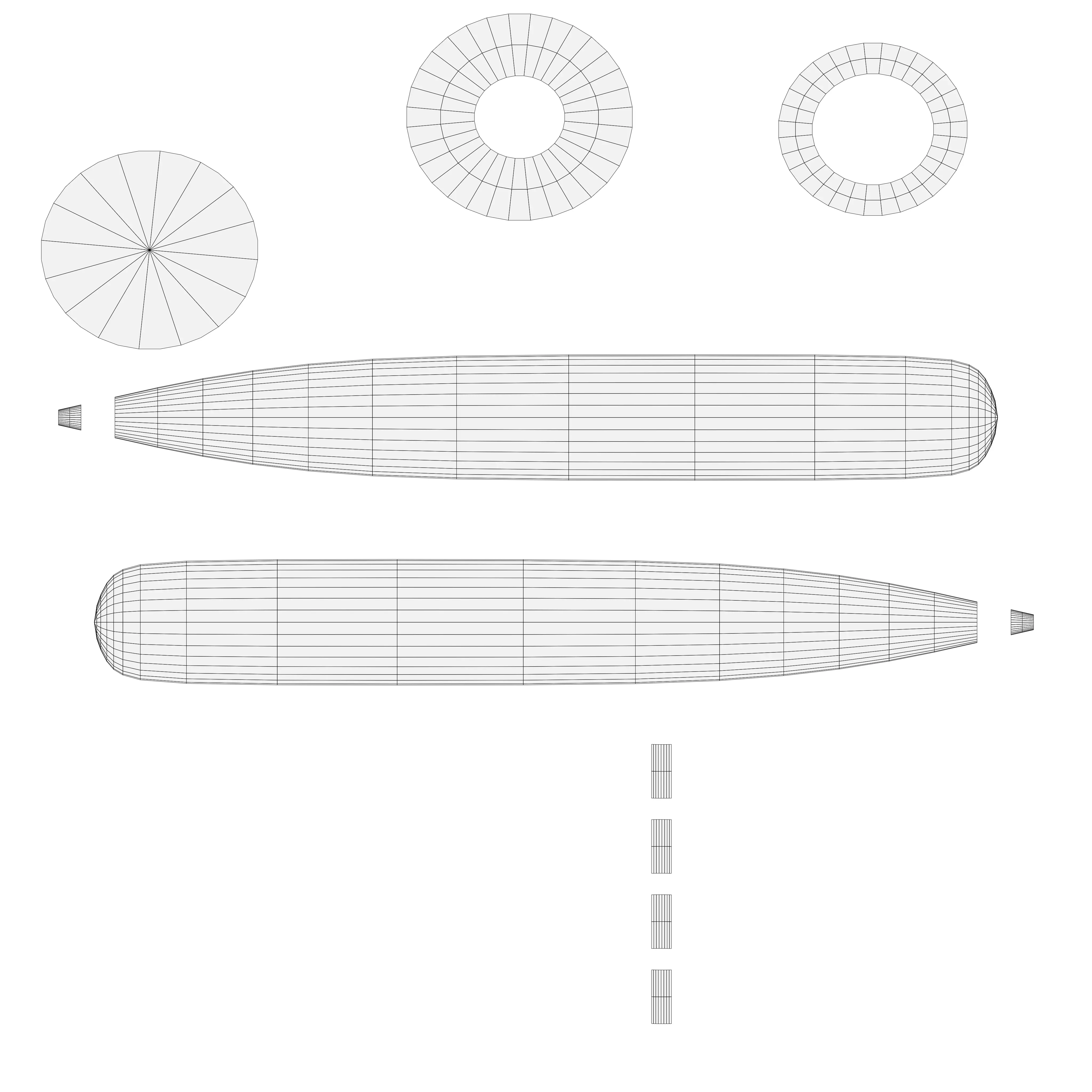 Mark 13 torpedo game model Low-poly 3D model_5