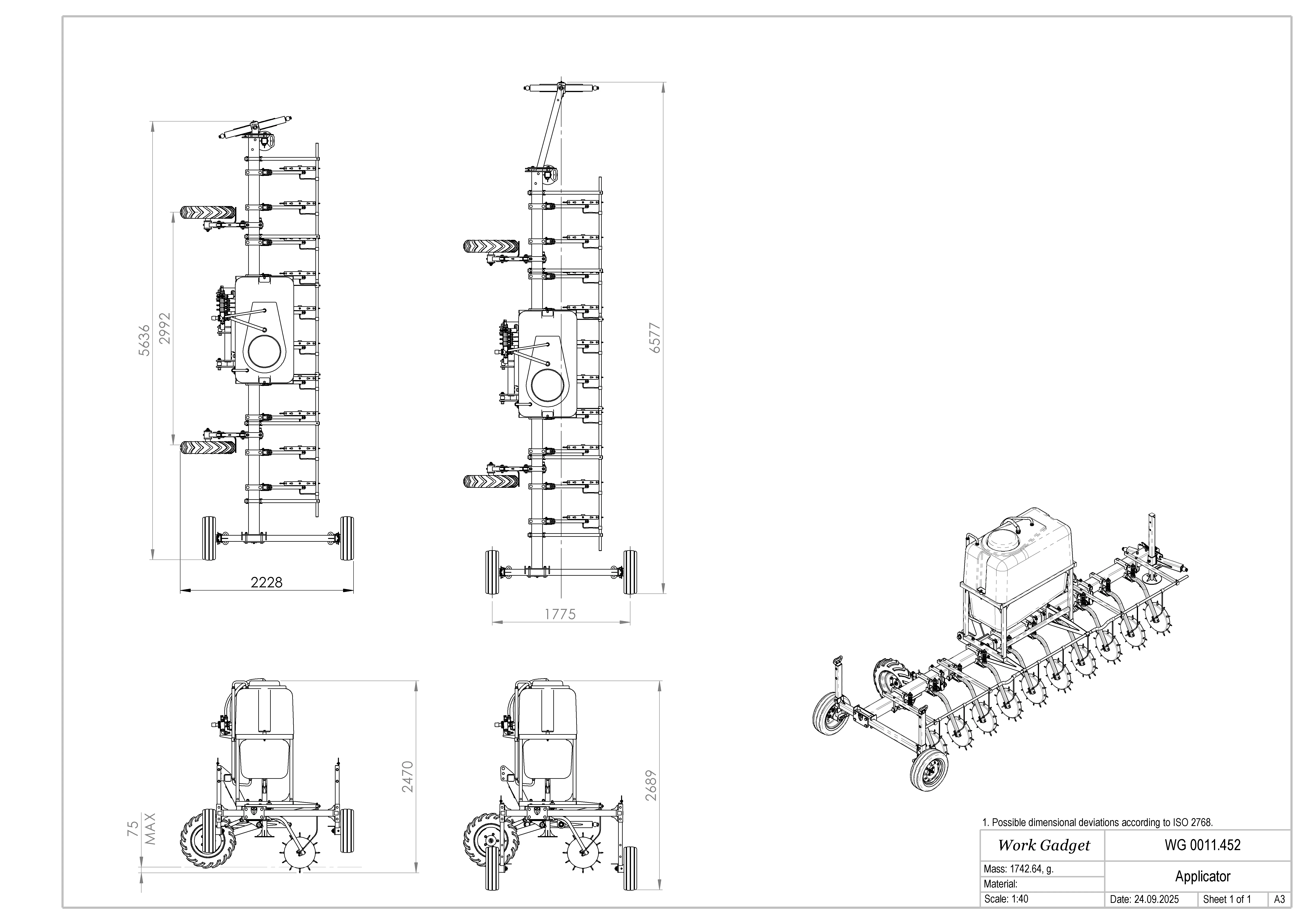 WG 0011 - Complete range of 4 liquid fertilizer applicators 3D model_2