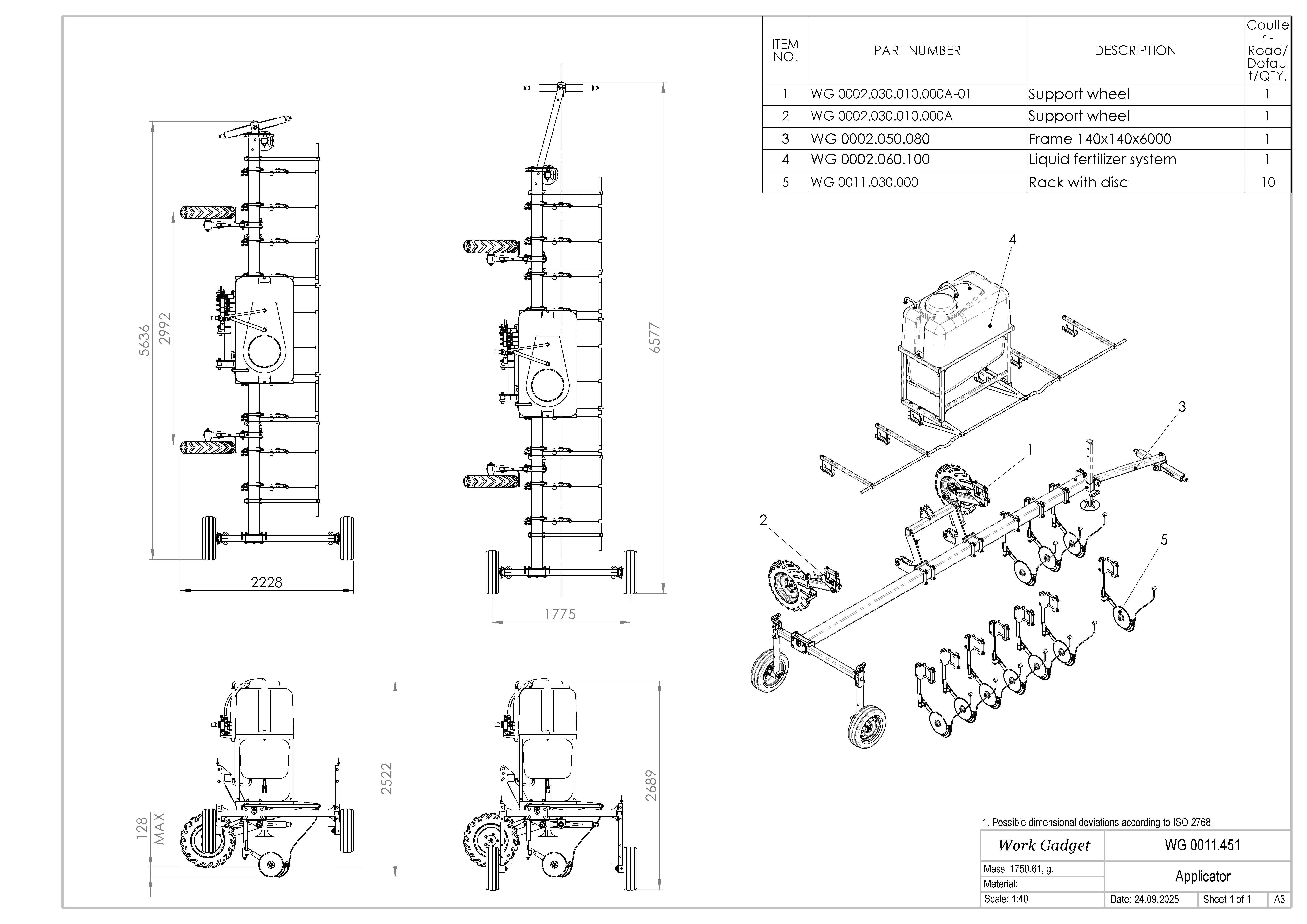 WG 0011 - Complete range of 4 liquid fertilizer applicators 3D model_3