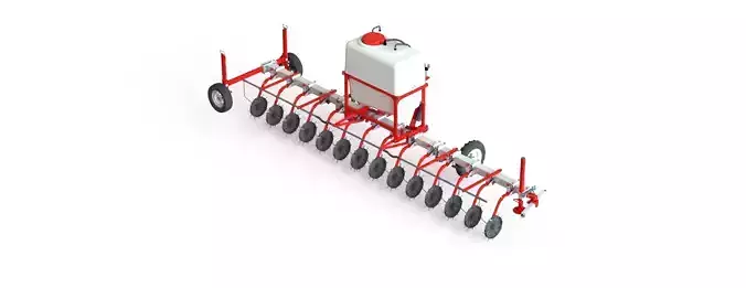 WG 0011 - Complete range of 4 liquid fertilizer applicators 3D model WG 0011 - Complete range of 4 liquid fertilizer applicators 3D model