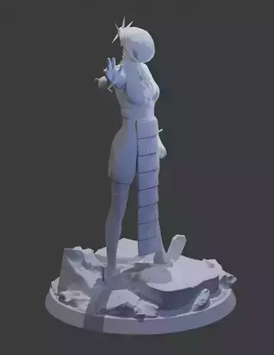 Chainsaw Man Reze 3D Model STL  Reze Bomb Devil Figure 