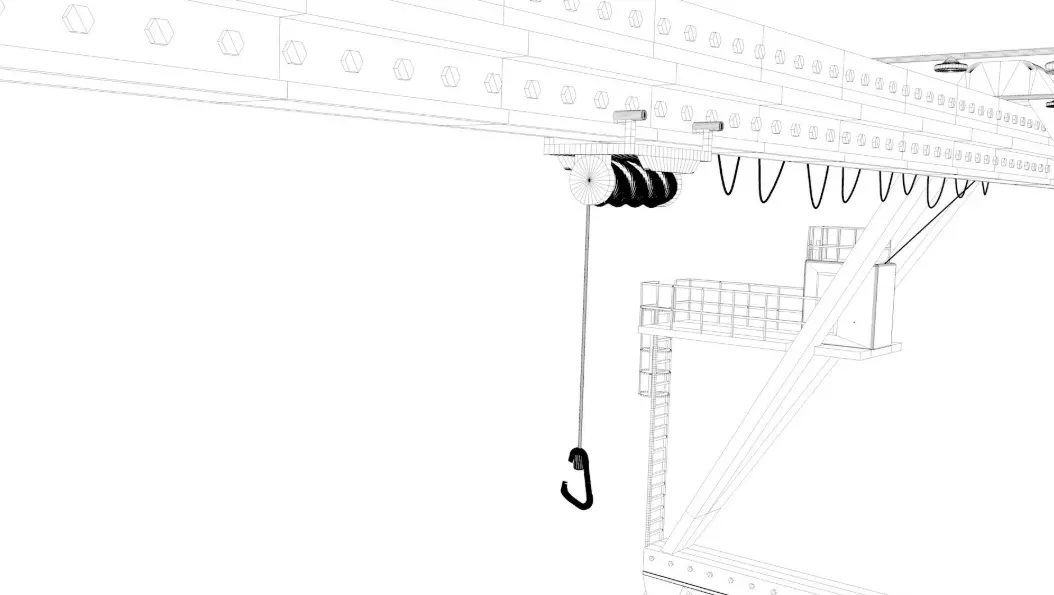 3D model Gantry Crane Collection 3D model_9