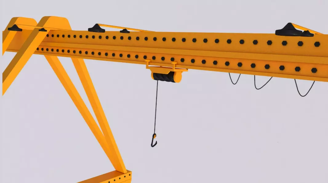 3D model Gantry Crane Collection 3D model_5