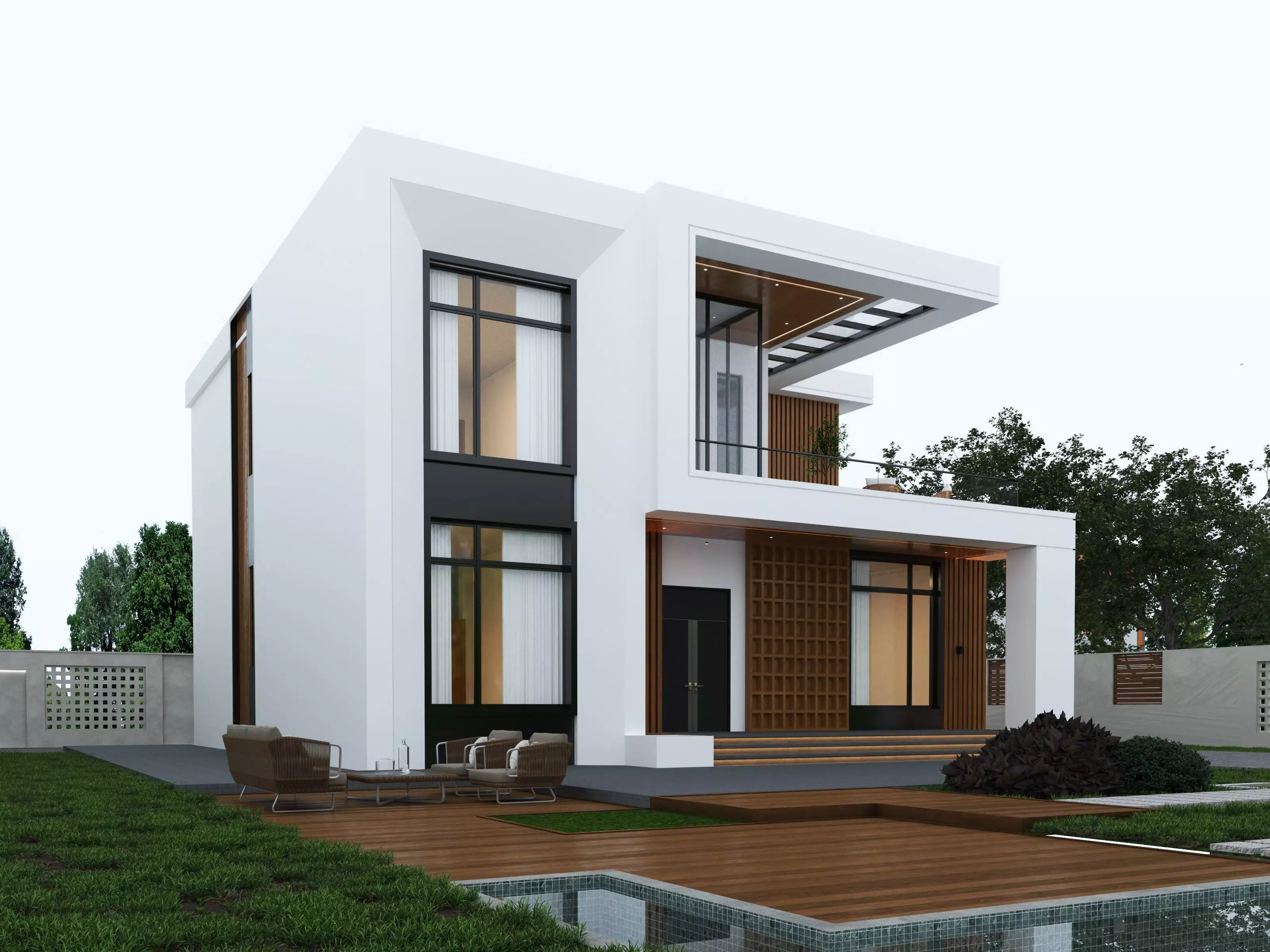 House Exterior 3D model_3