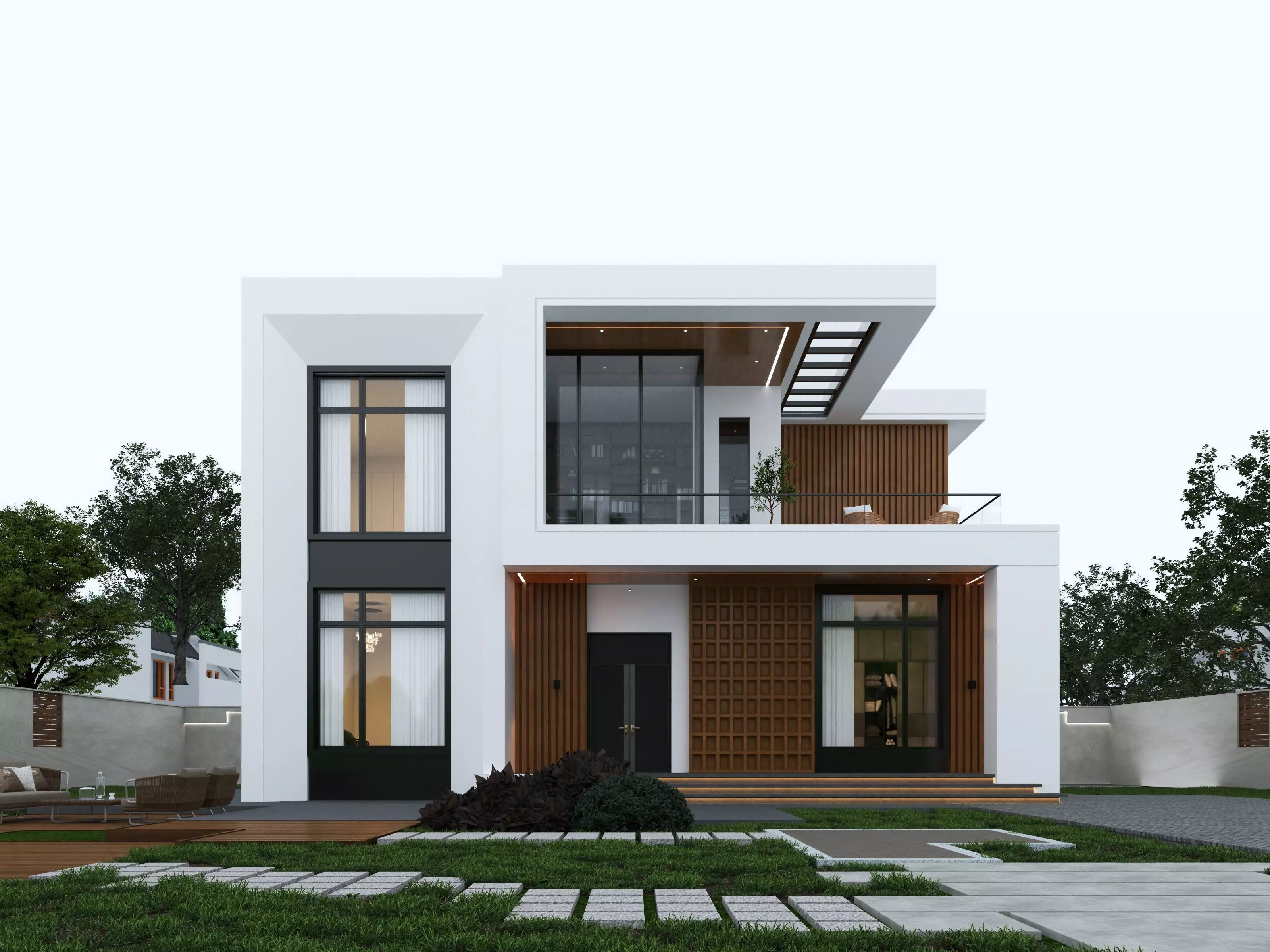 House Exterior 3D model_1