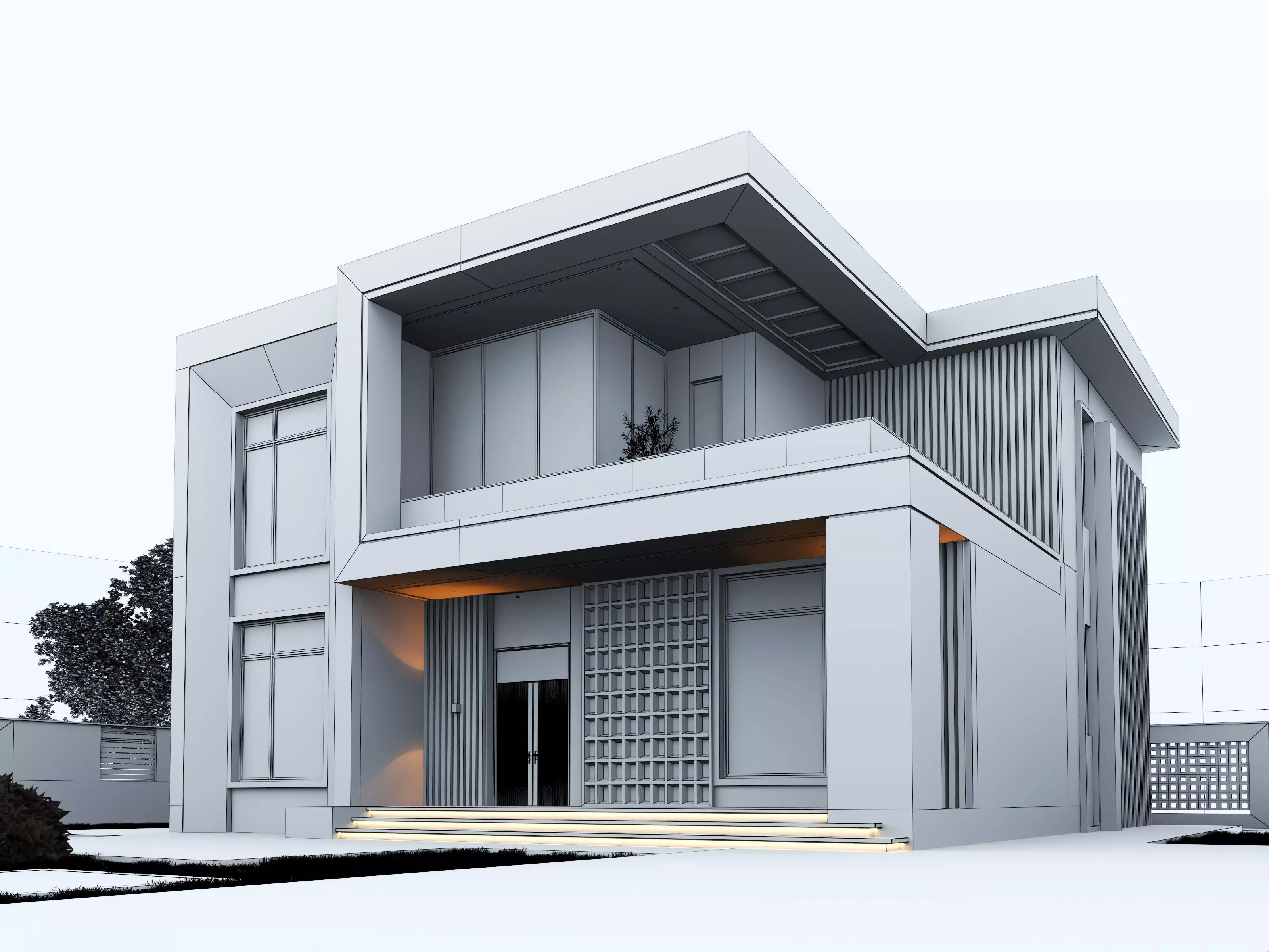 House Exterior 3D model_14