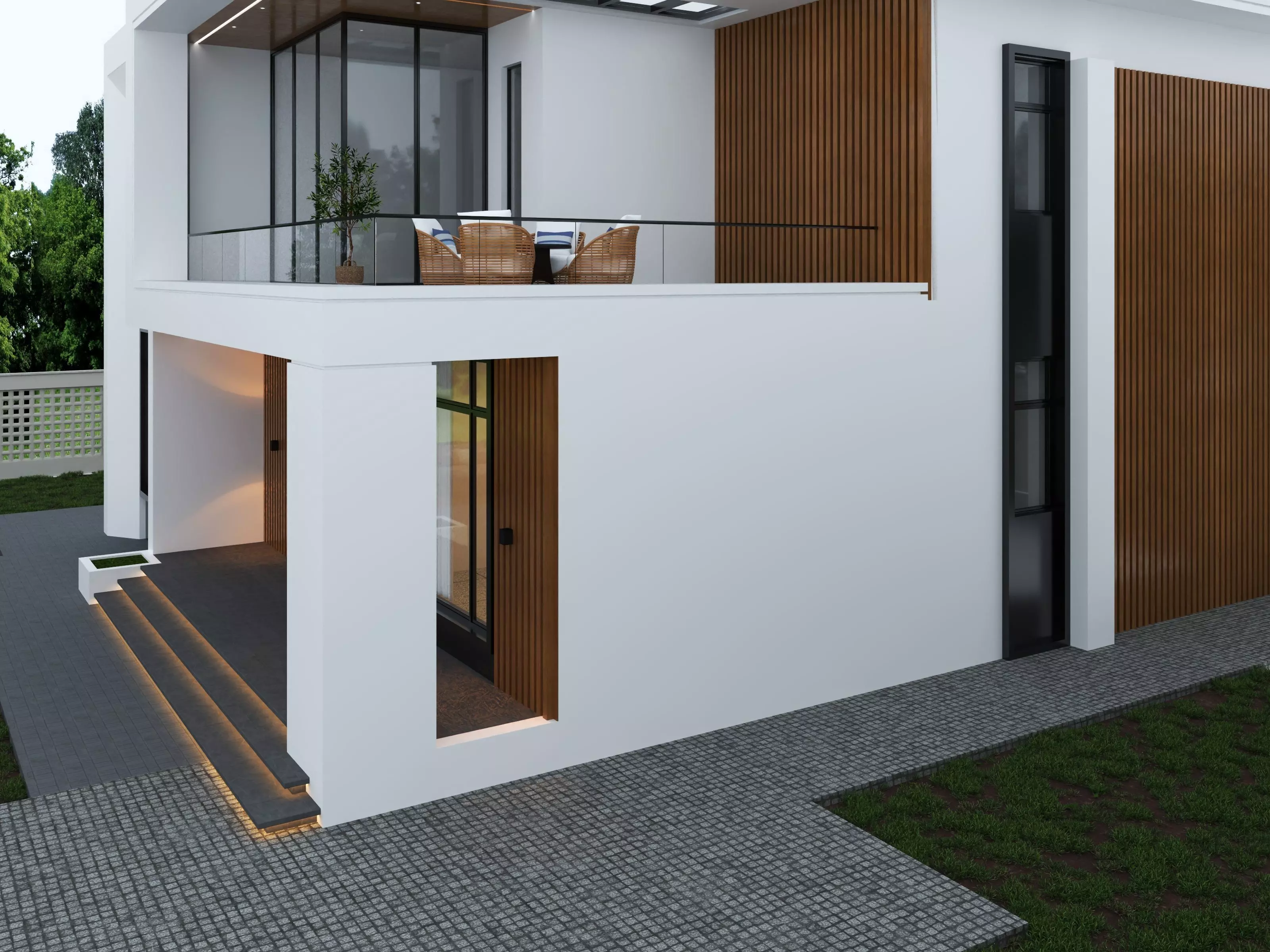 House Exterior 3D model_7