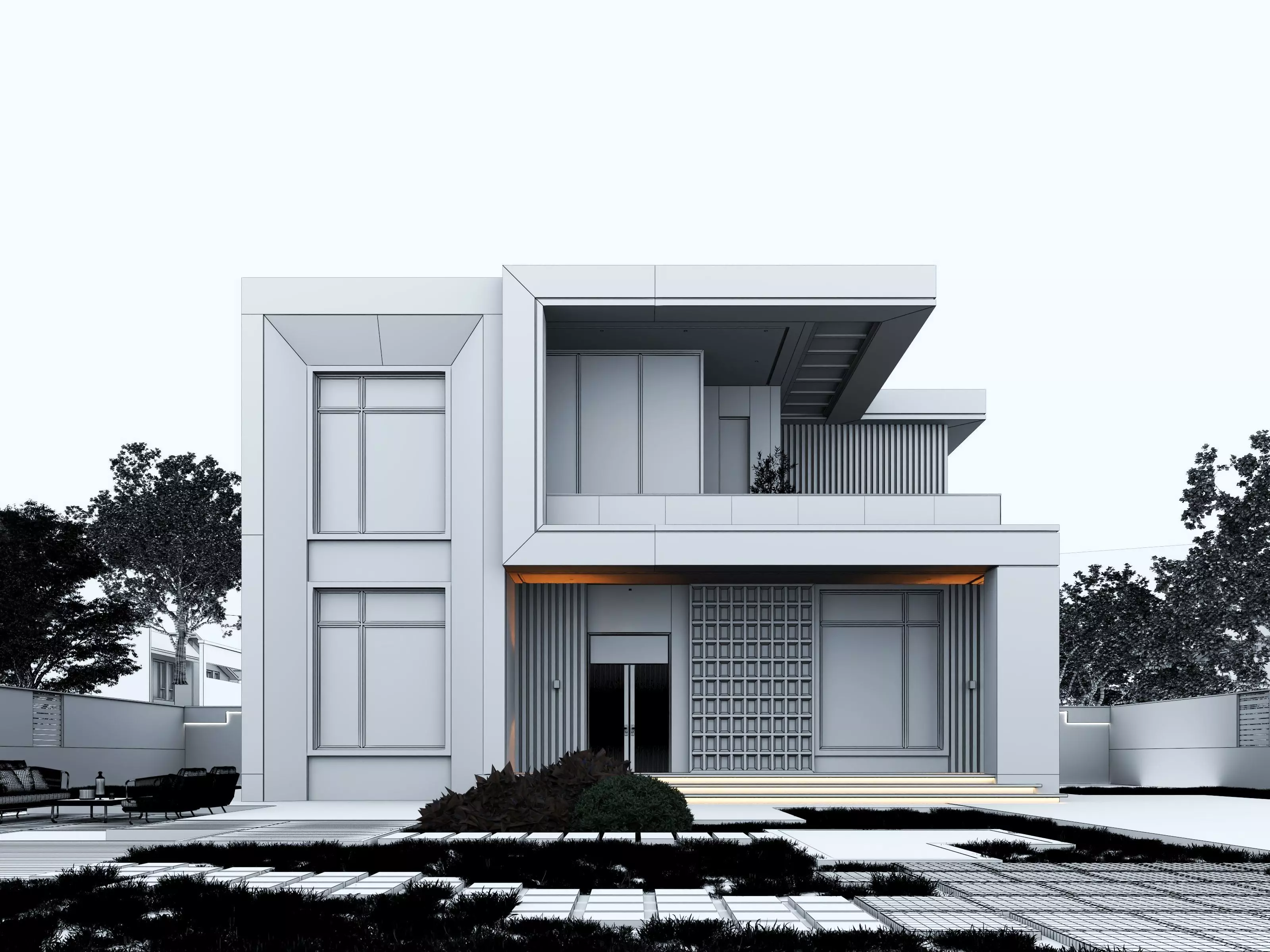 House Exterior 3D model_9