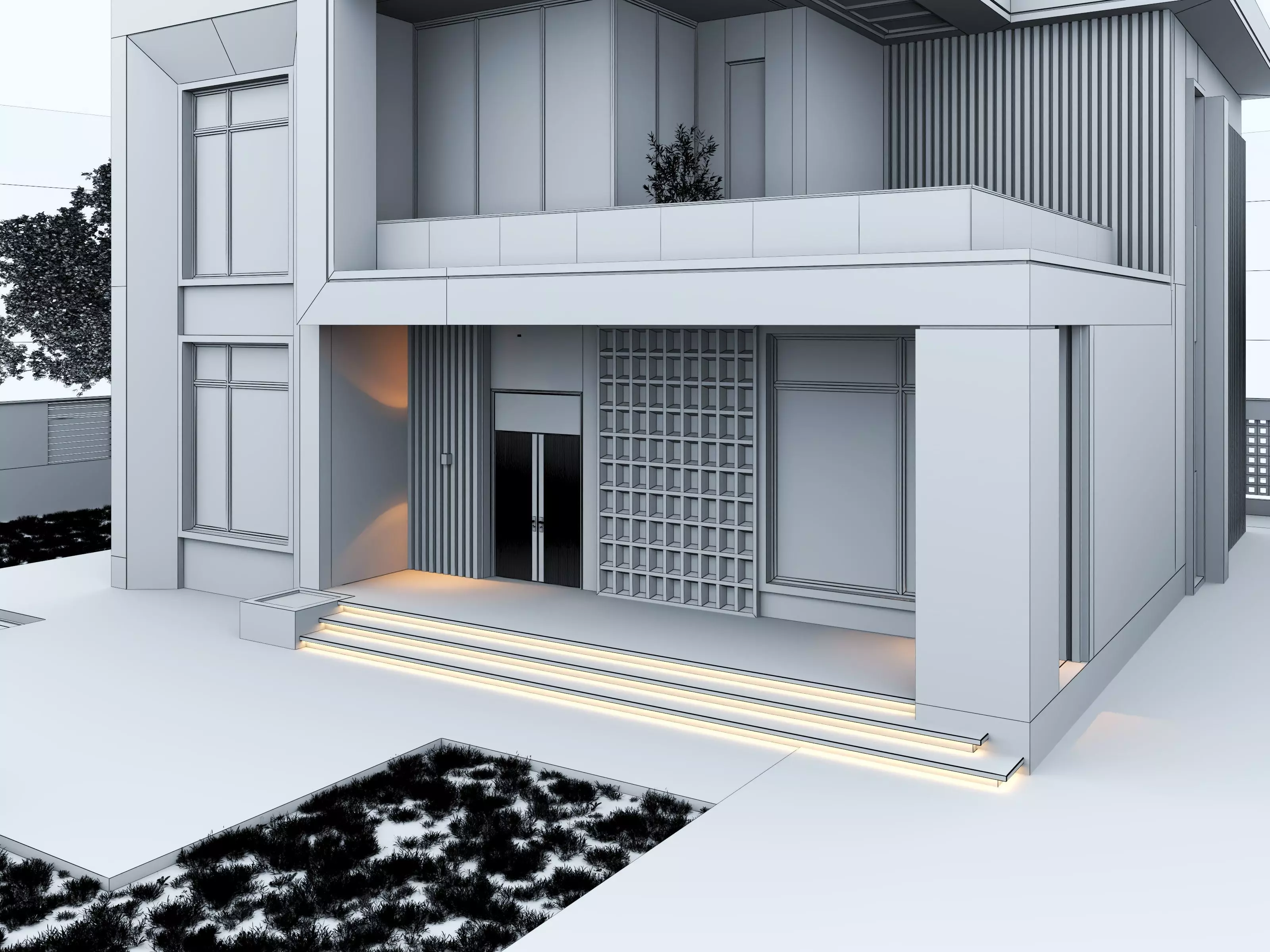 House Exterior 3D model_12