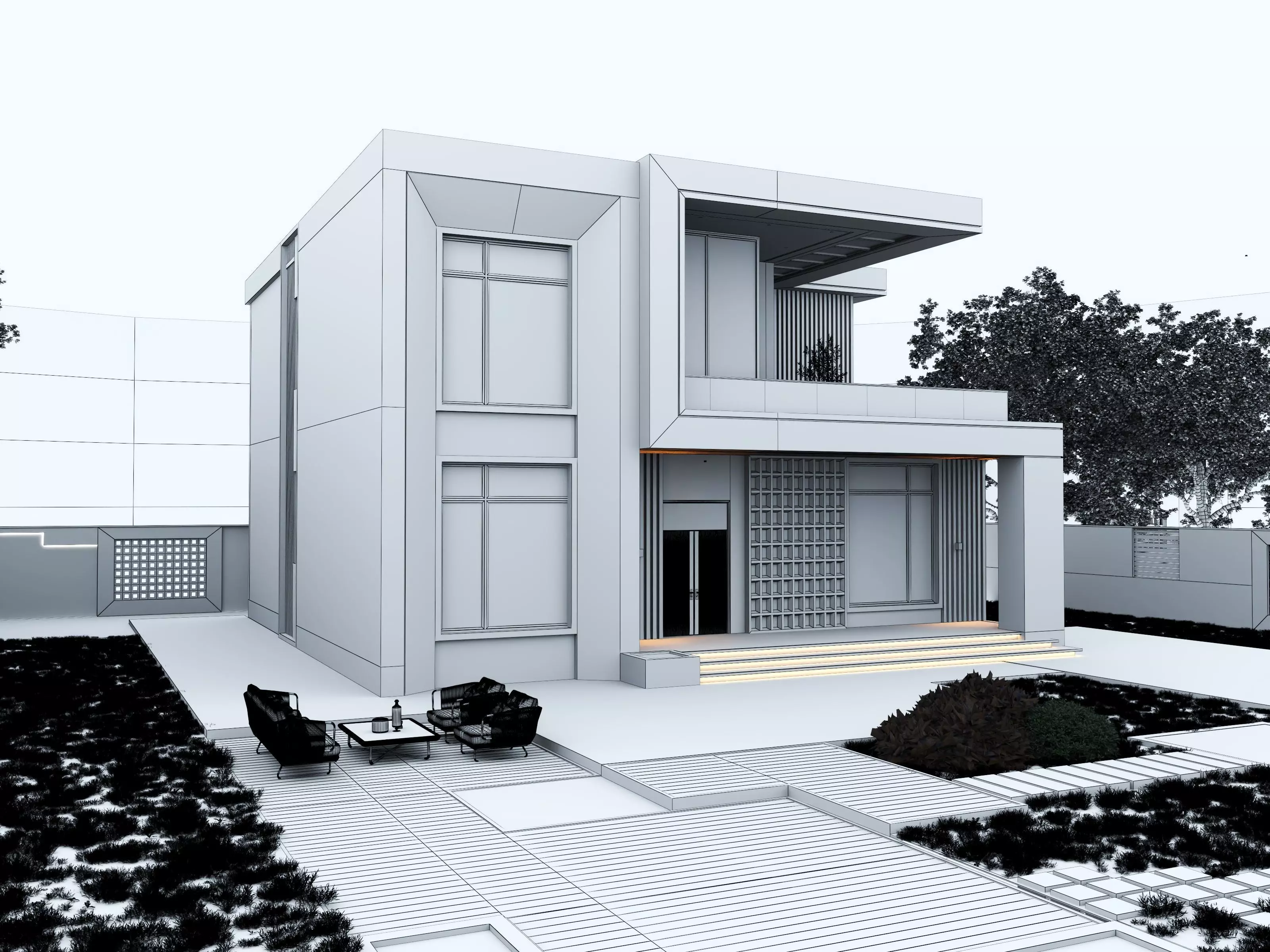 House Exterior 3D model_11