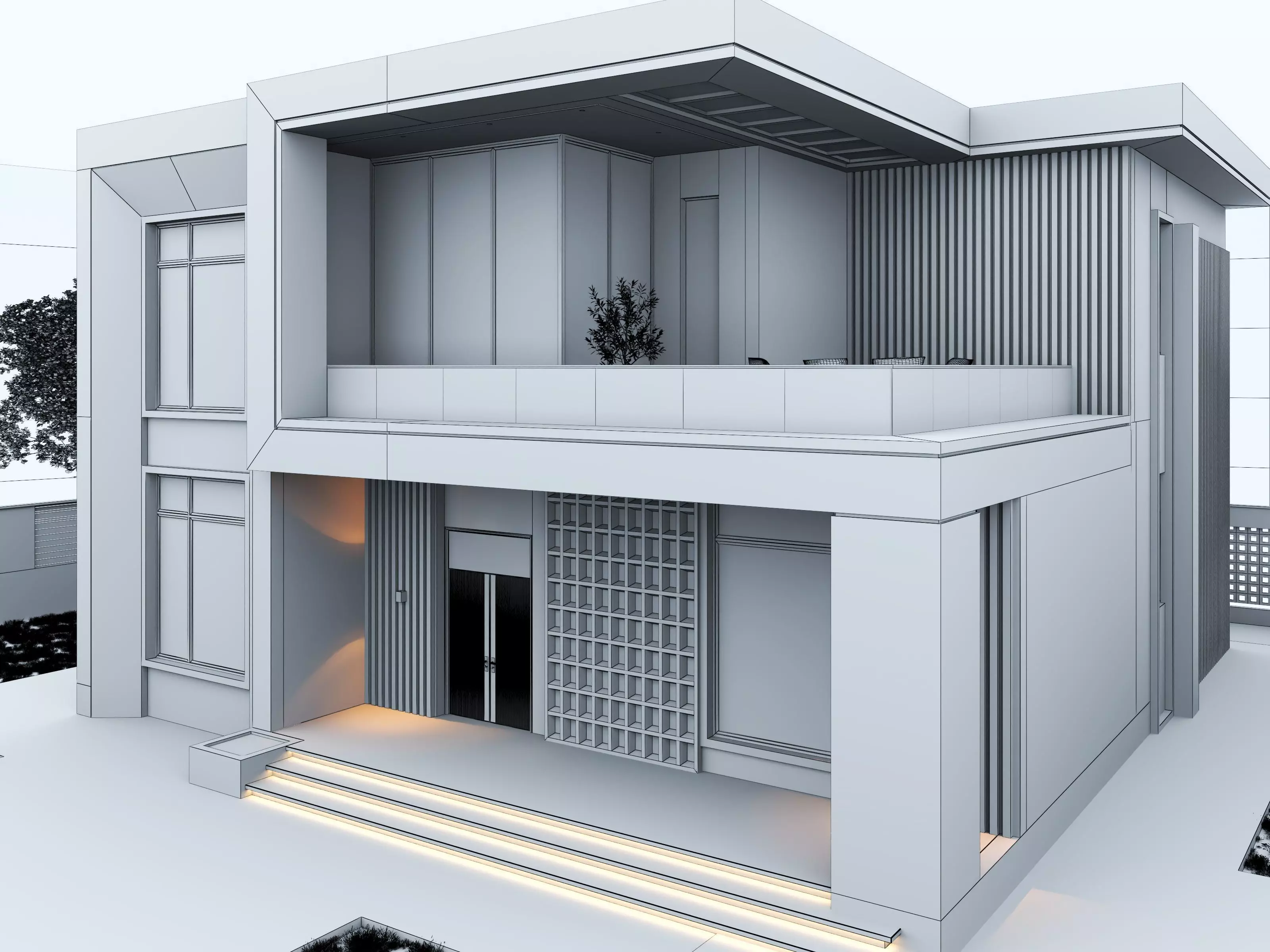 House Exterior 3D model_10