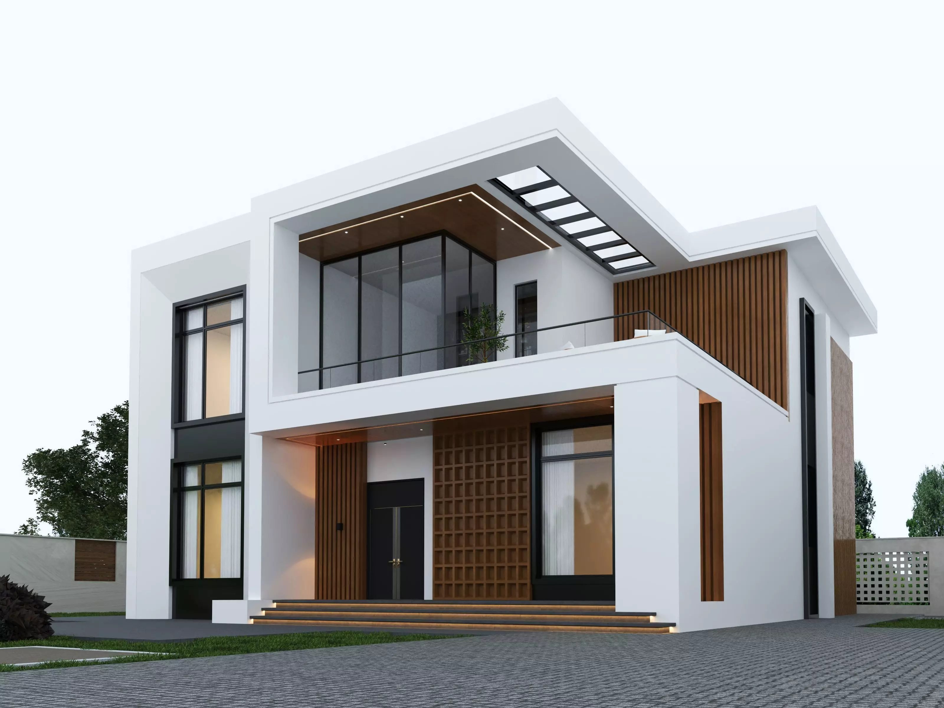 House Exterior 3D model_0