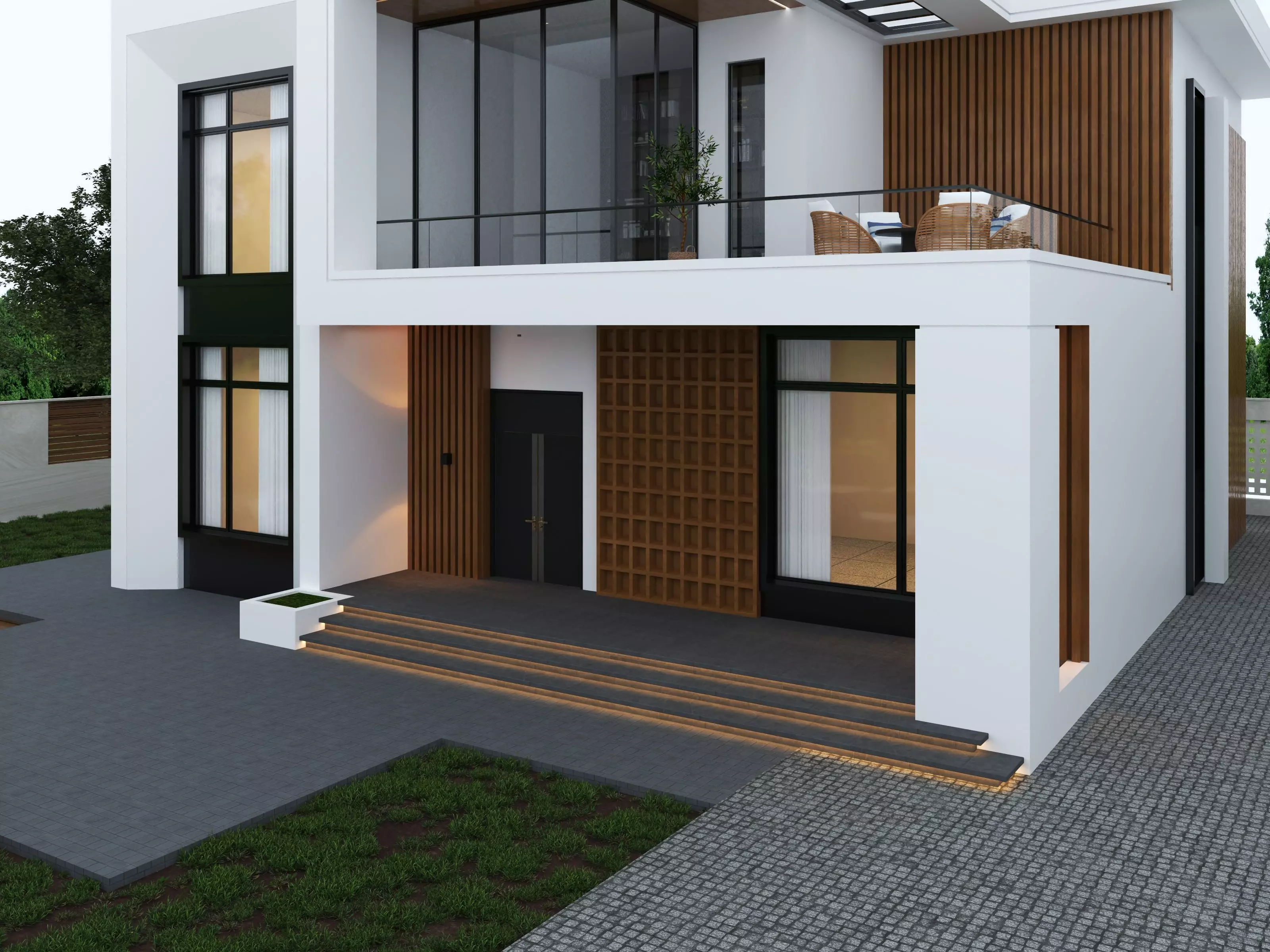 House Exterior 3D model_4