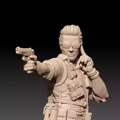 RE1 Albert Wesker Miniature