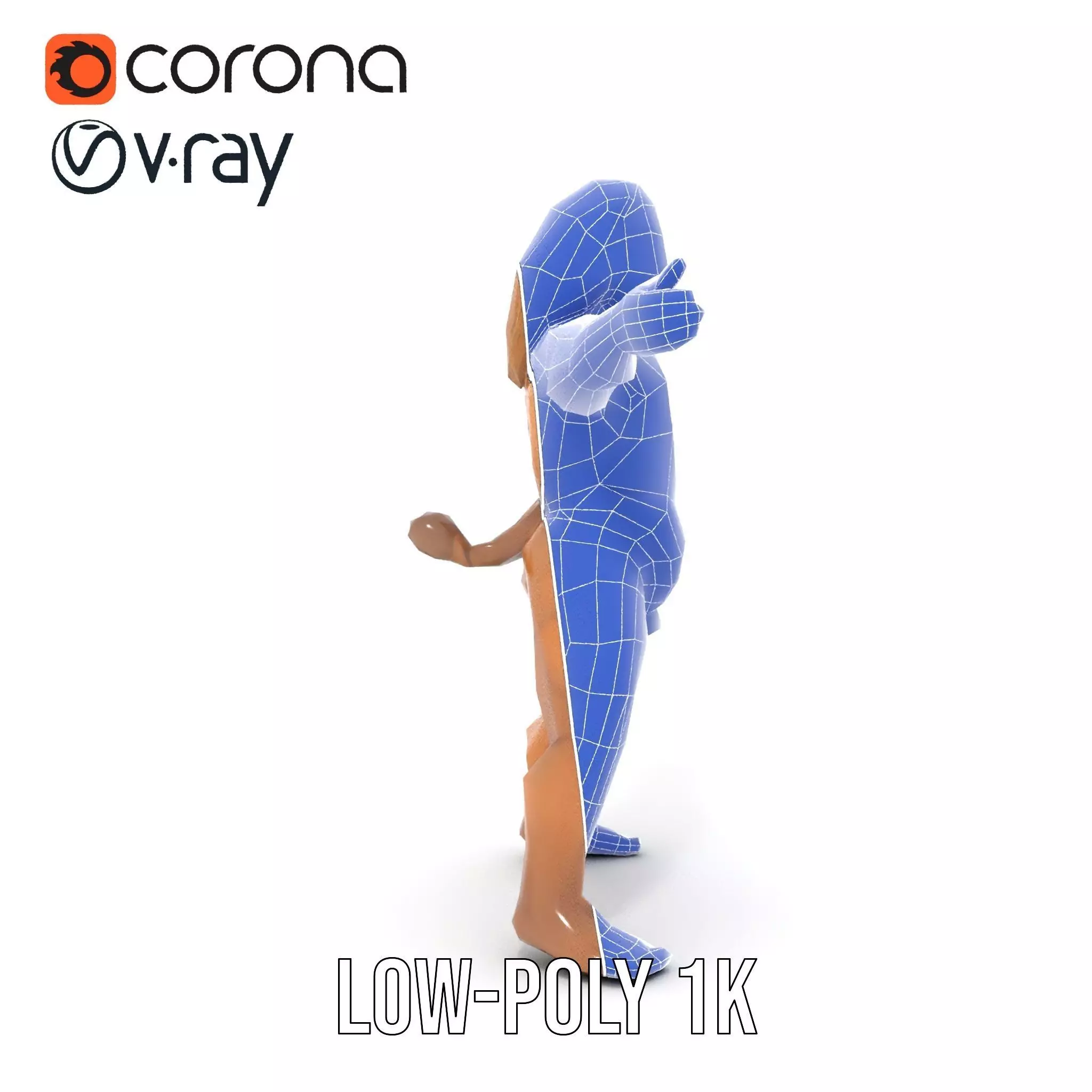 Lion Warrior Character model pack Low-poly 3D model_11