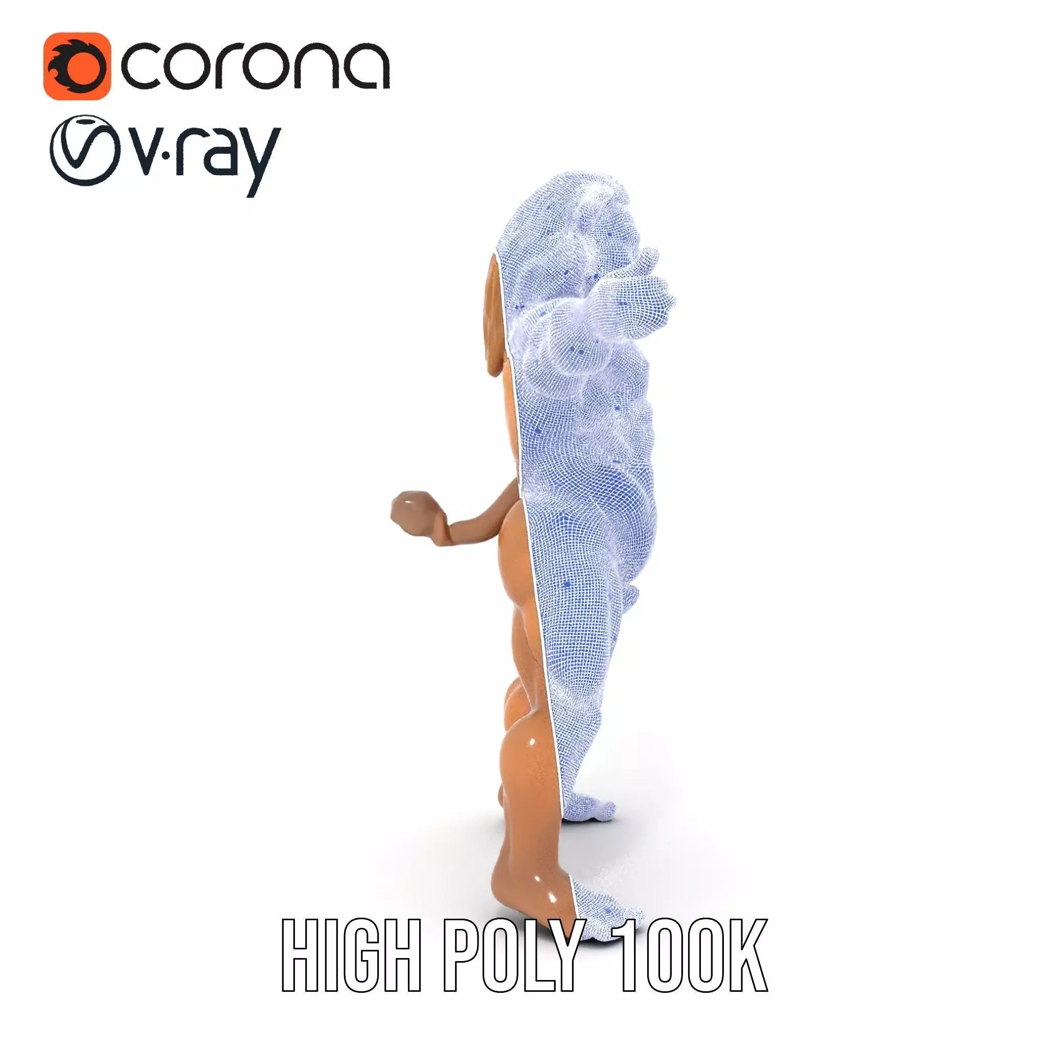 Lion Warrior Character model pack Low-poly 3D model_29