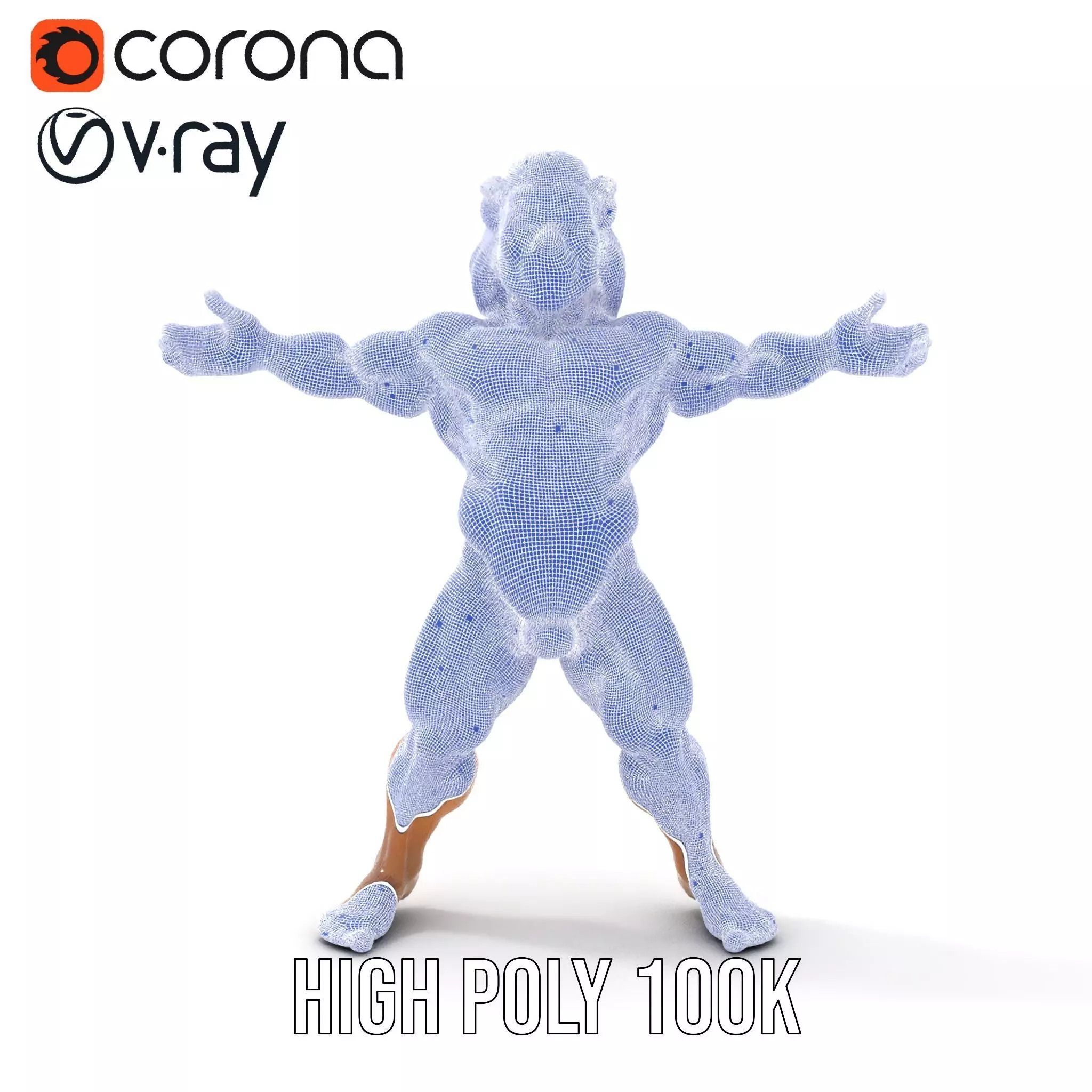 Lion Warrior Character model pack Low-poly 3D model_26