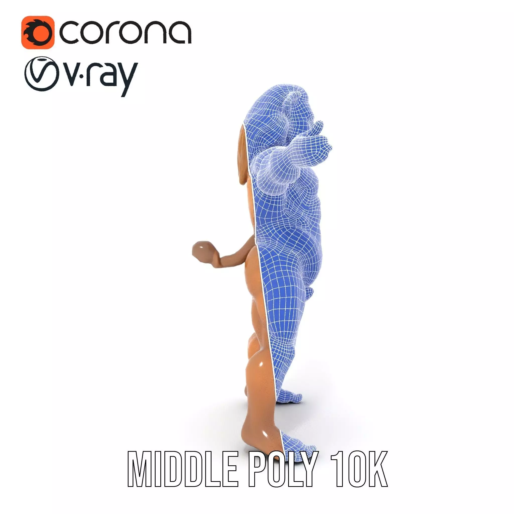 Lion Warrior Character model pack Low-poly 3D model_24