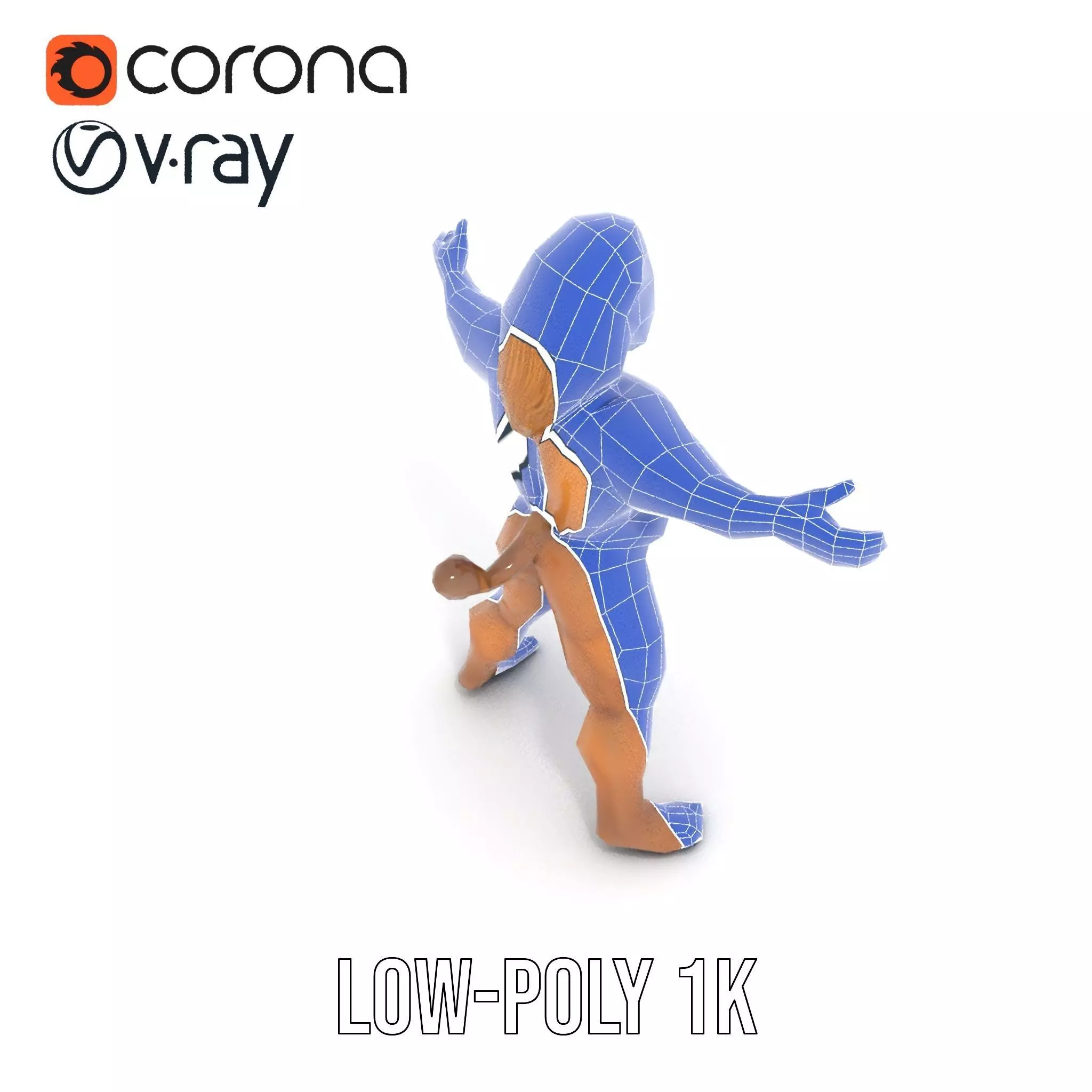 Lion Warrior Character model pack Low-poly 3D model_19