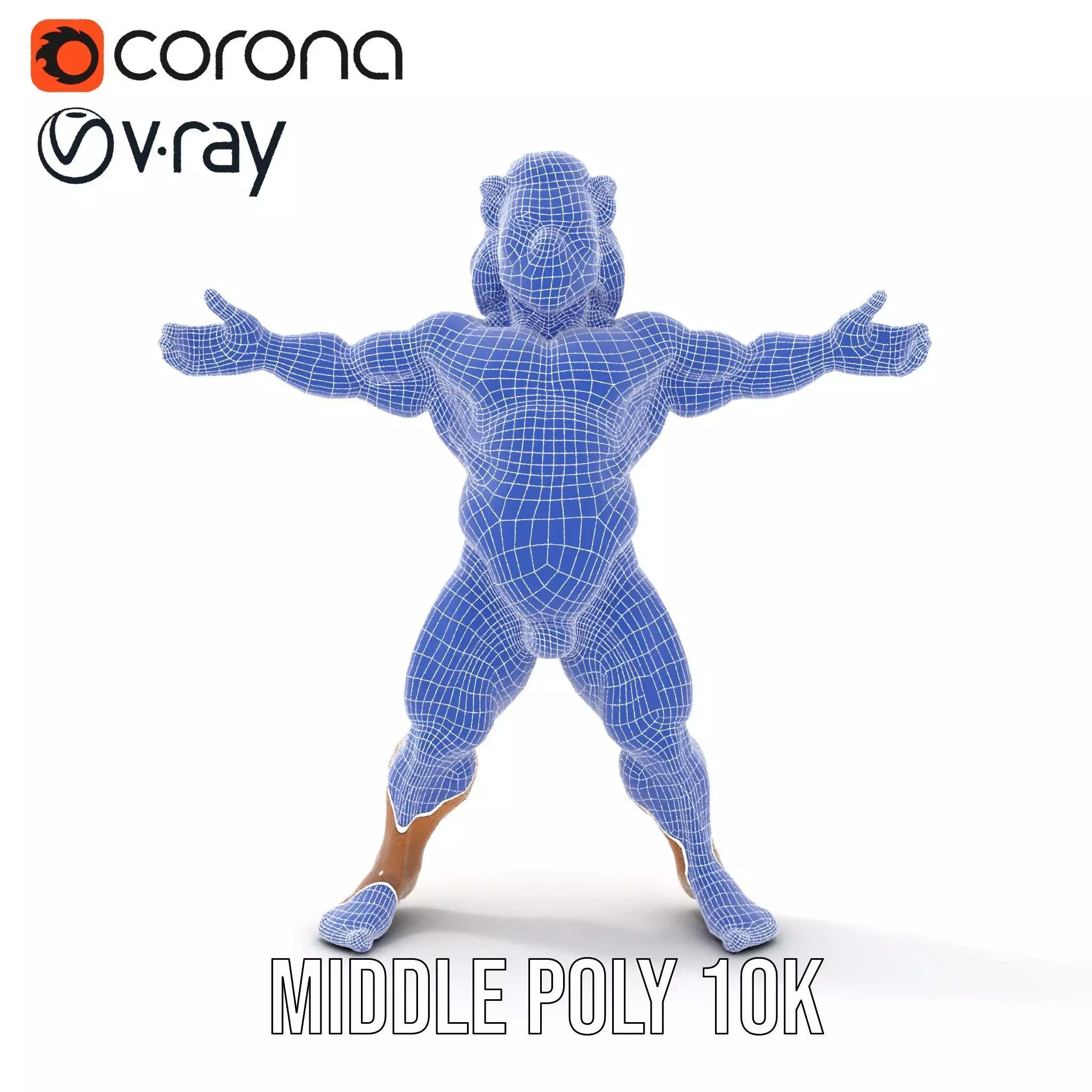 Lion Warrior Character model pack Low-poly 3D model_18