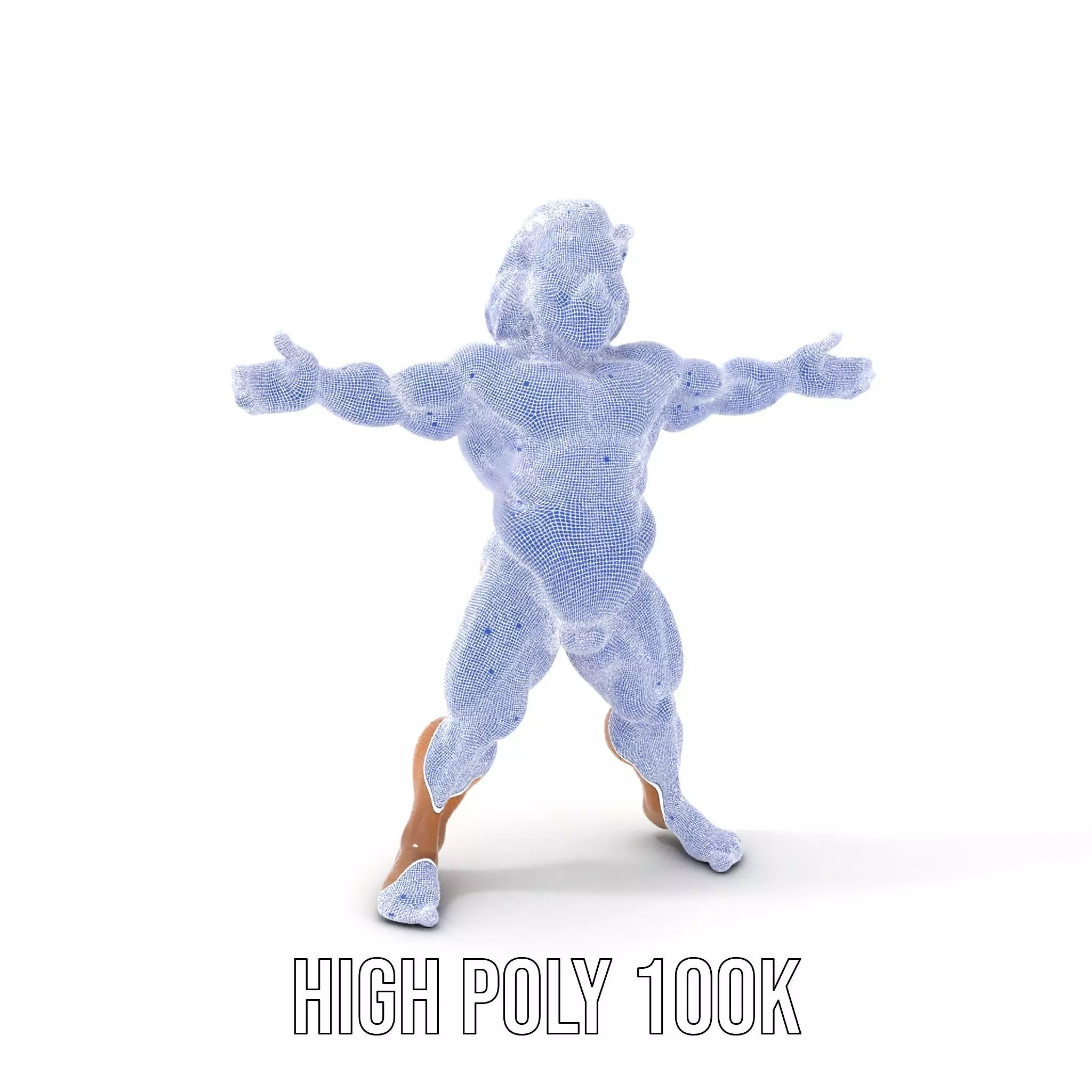 Lion Warrior Character model pack Low-poly 3D model_4